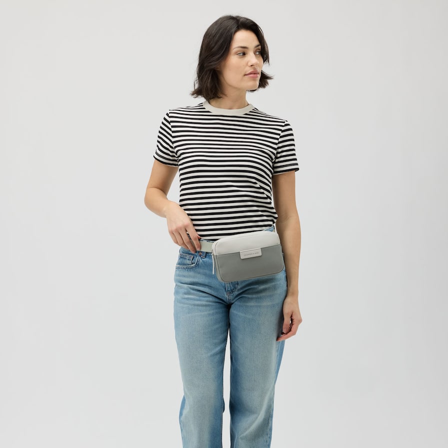 Bergen Crossbody, Bergen Crossbody Muted Sage, Muted Sage, Afbeelding 3 van 10