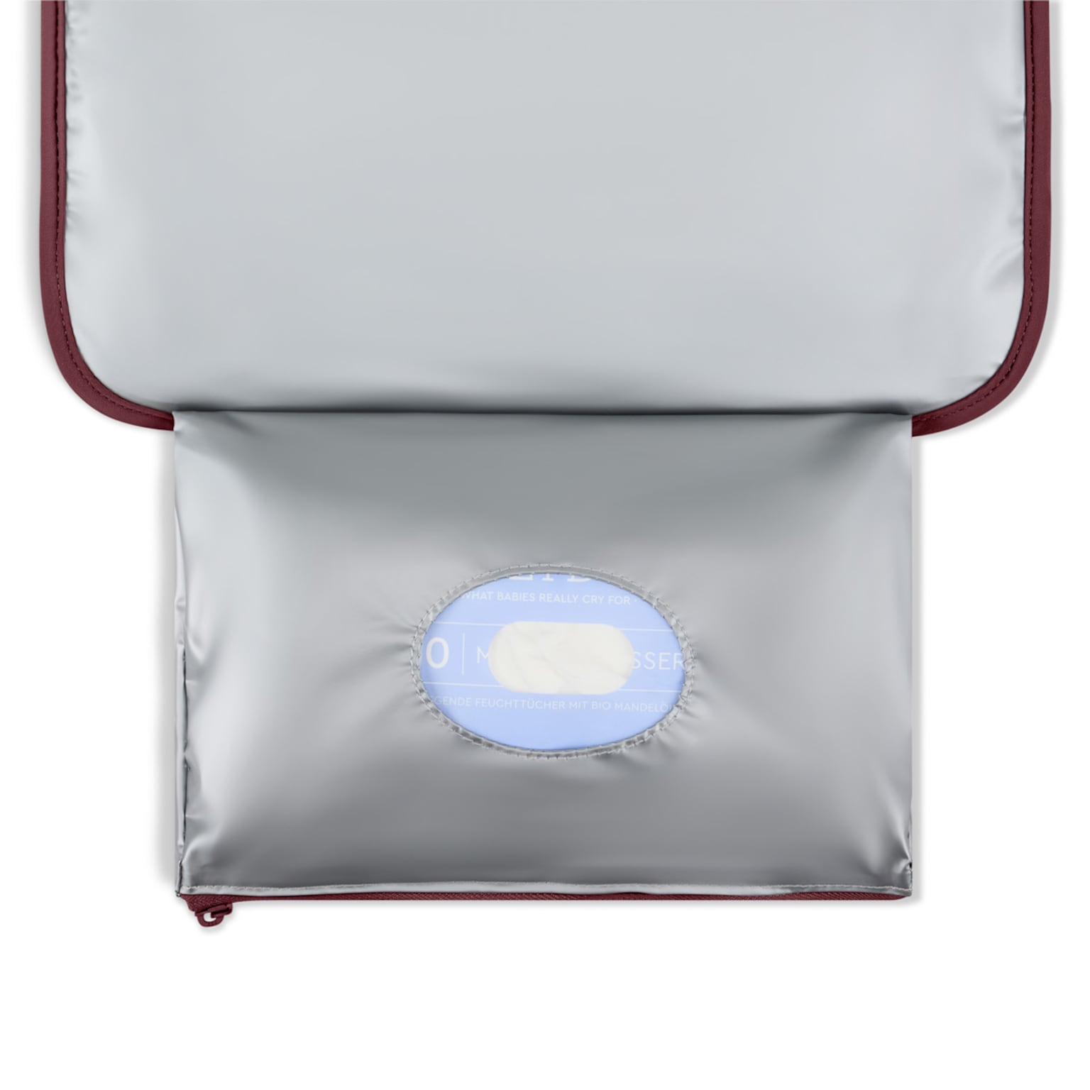 Cloud Diaper Inlay, Cloud Diaper Inlay Burgundy, Burgundy, Imagen 6 de 10