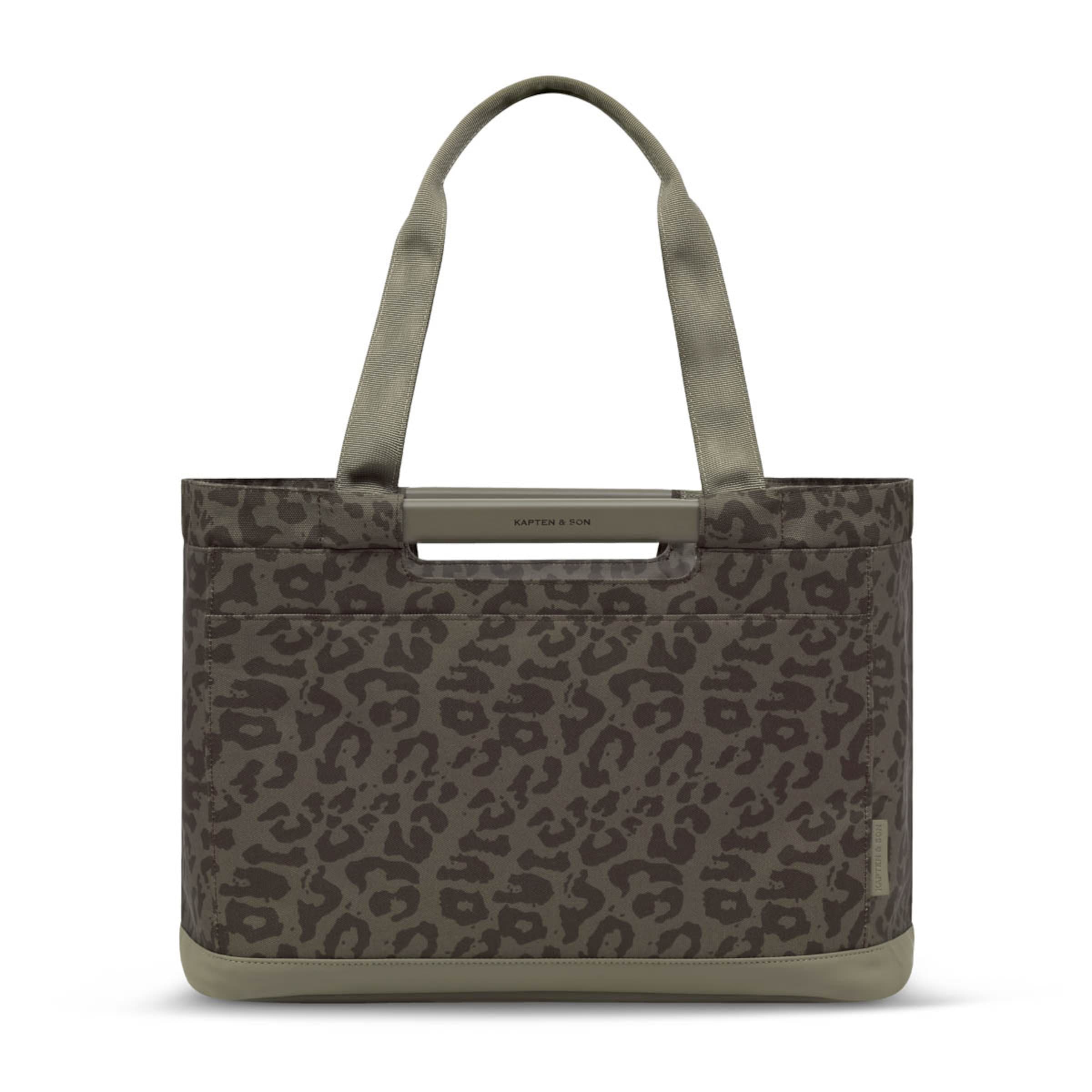 Vaasa Shopping Basket Leo Dark Brown