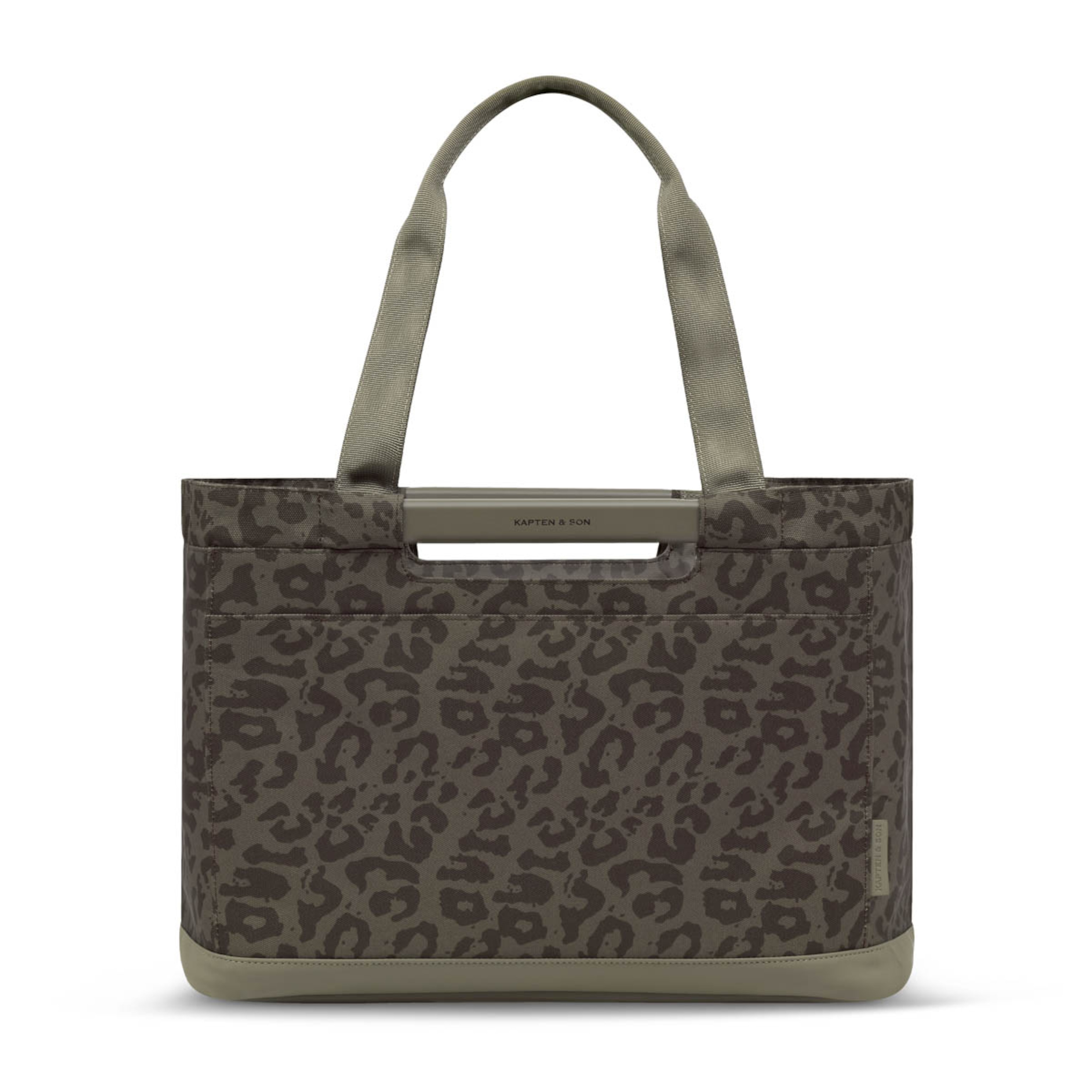 Niet geselecteerd, Vaasa Shopping Basket, Vaasa Shopping Basket Leo Dark Brown, Bruin