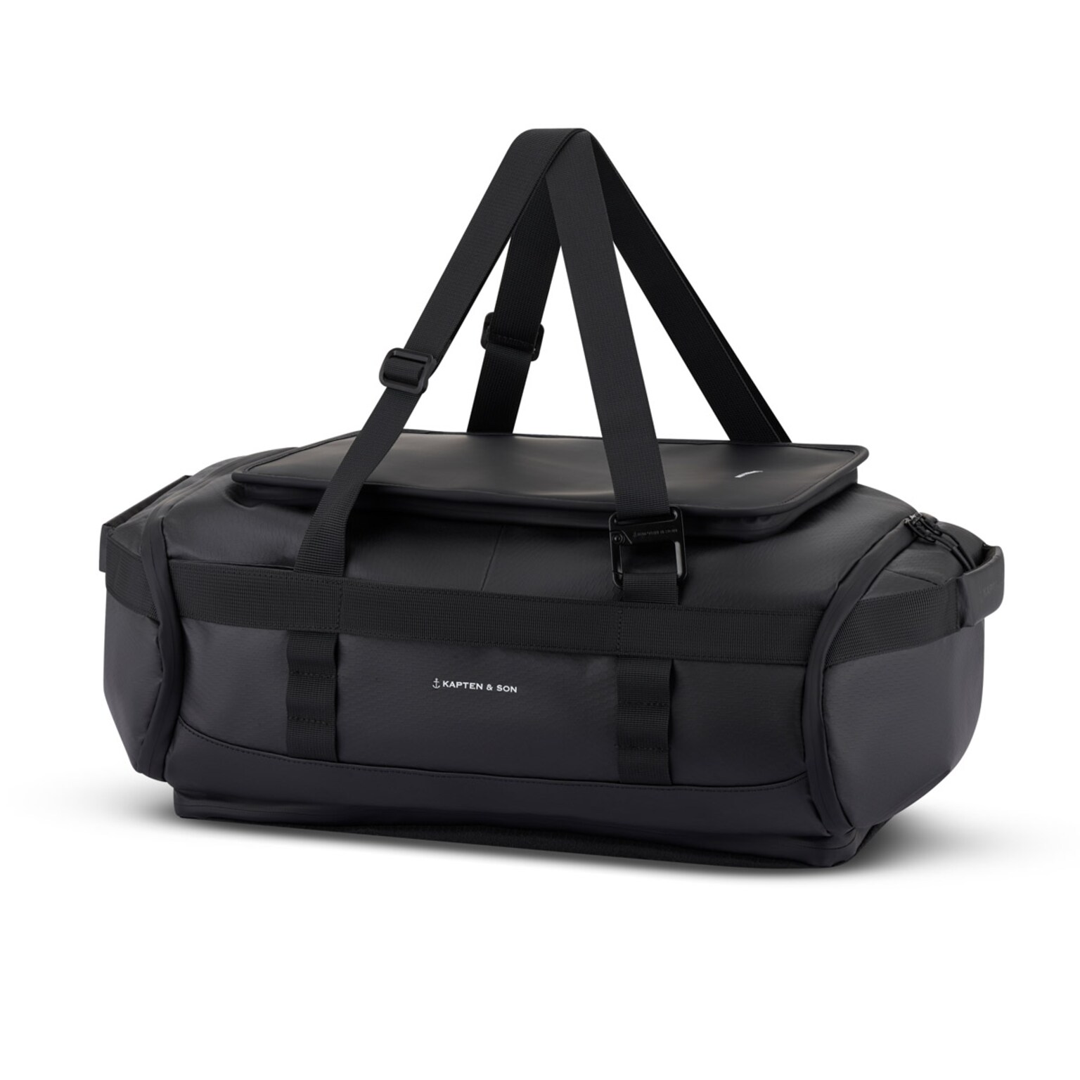 Lisbon Duffle Small, Lisbon Duffle Backpack Small All Black , Zwart, Afbeelding 6 van 12