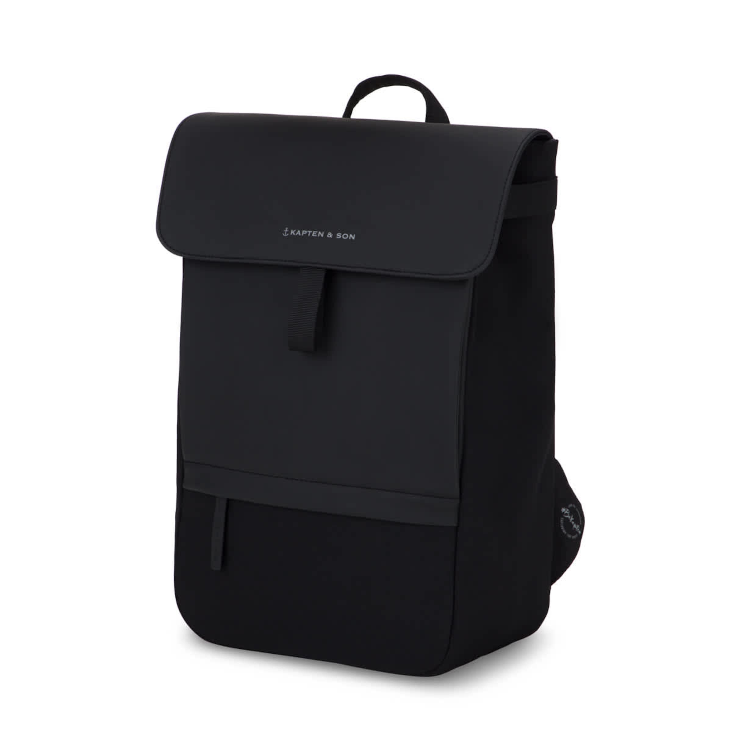 Fyn All Black Backpacks Kapten Son