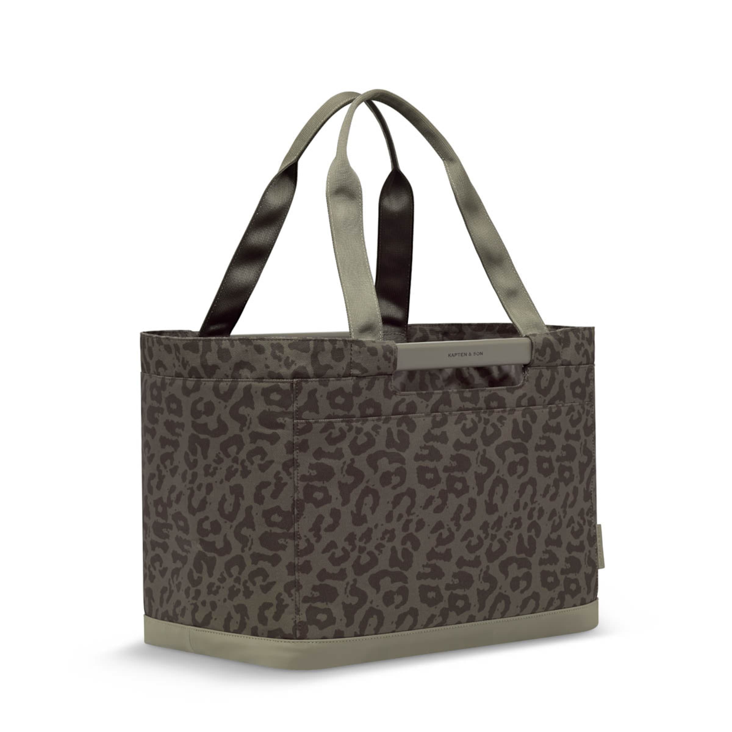 Vaasa Shopping Basket Leo Dark Brown