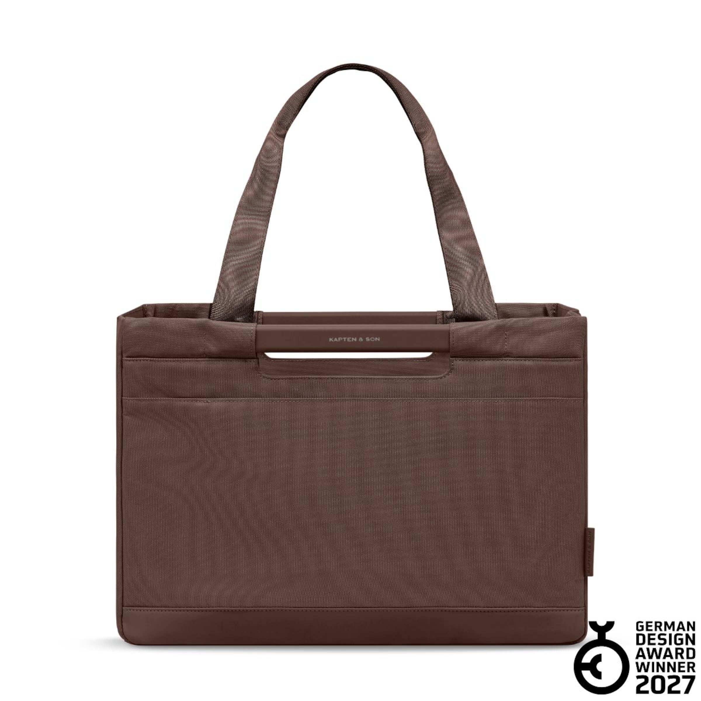 Vaasa Shopping Basket Chocolate Brown