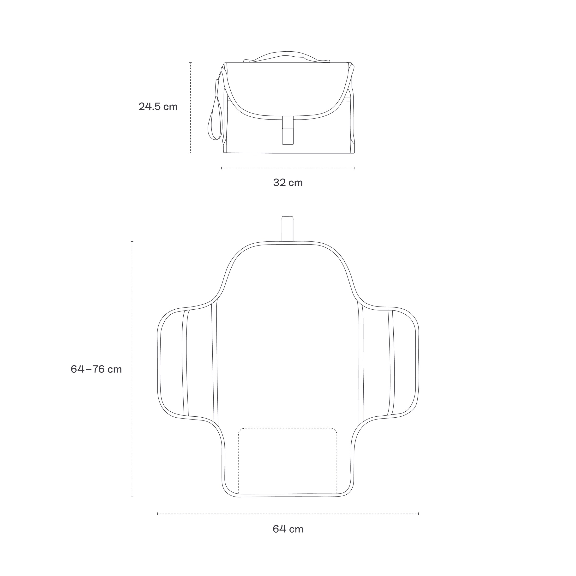 Cloud Diaper Inlay All Black