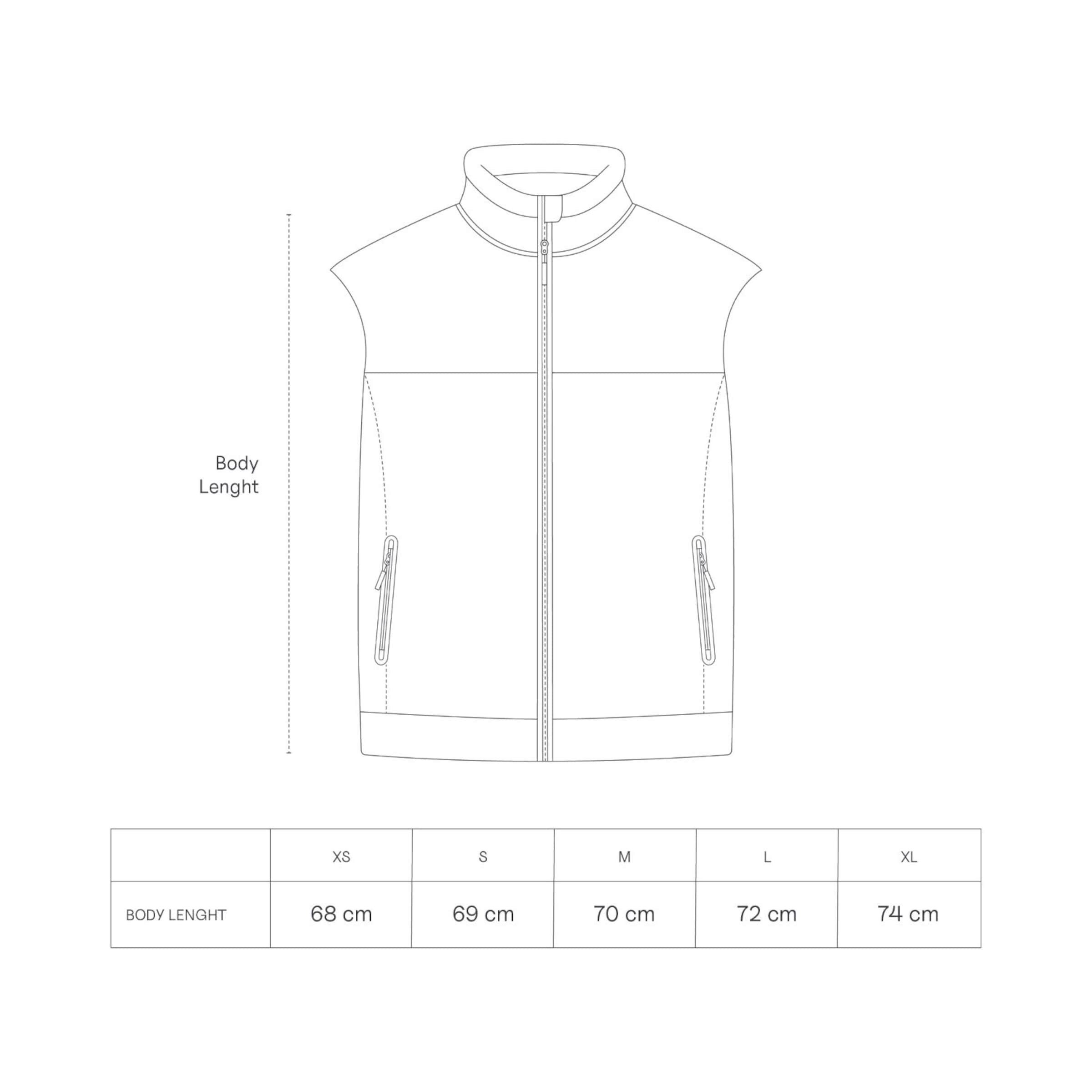 Teddy Fleece Vest Sandstone