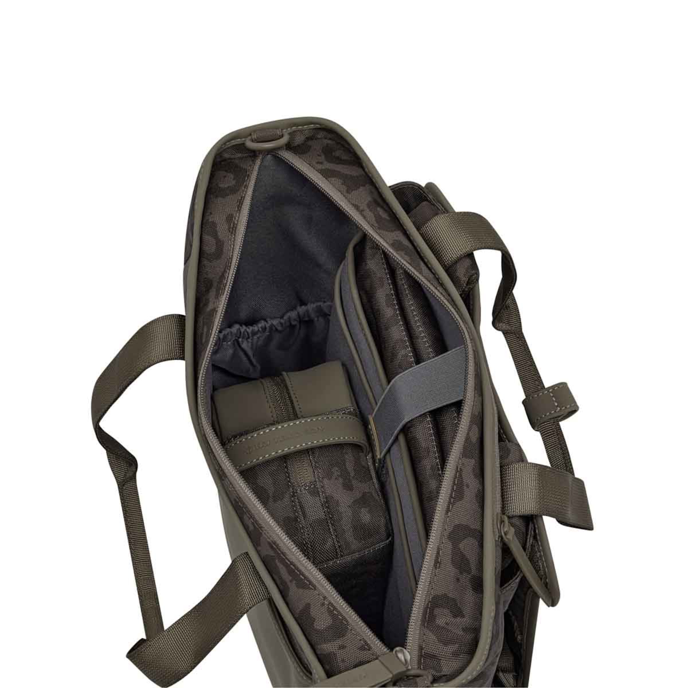 Lindby Pro Diaper Backpack Set Leo Dark Brown