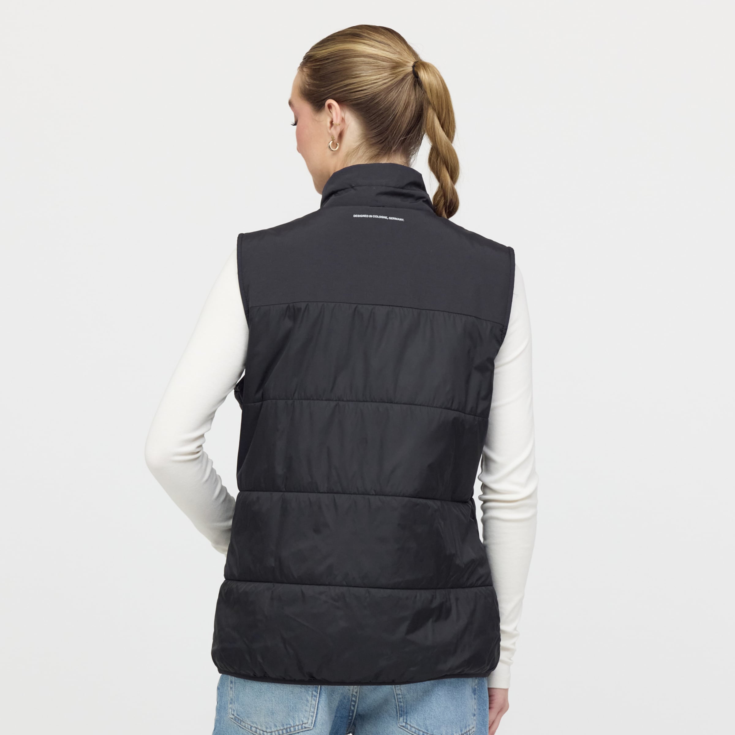 Light Puffer Vest All Black