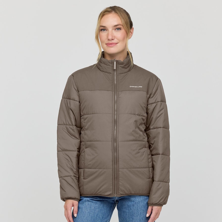 Puffer Jacket, Puffer Jacket Taupe, Taupe, Afbeelding 3 van 7