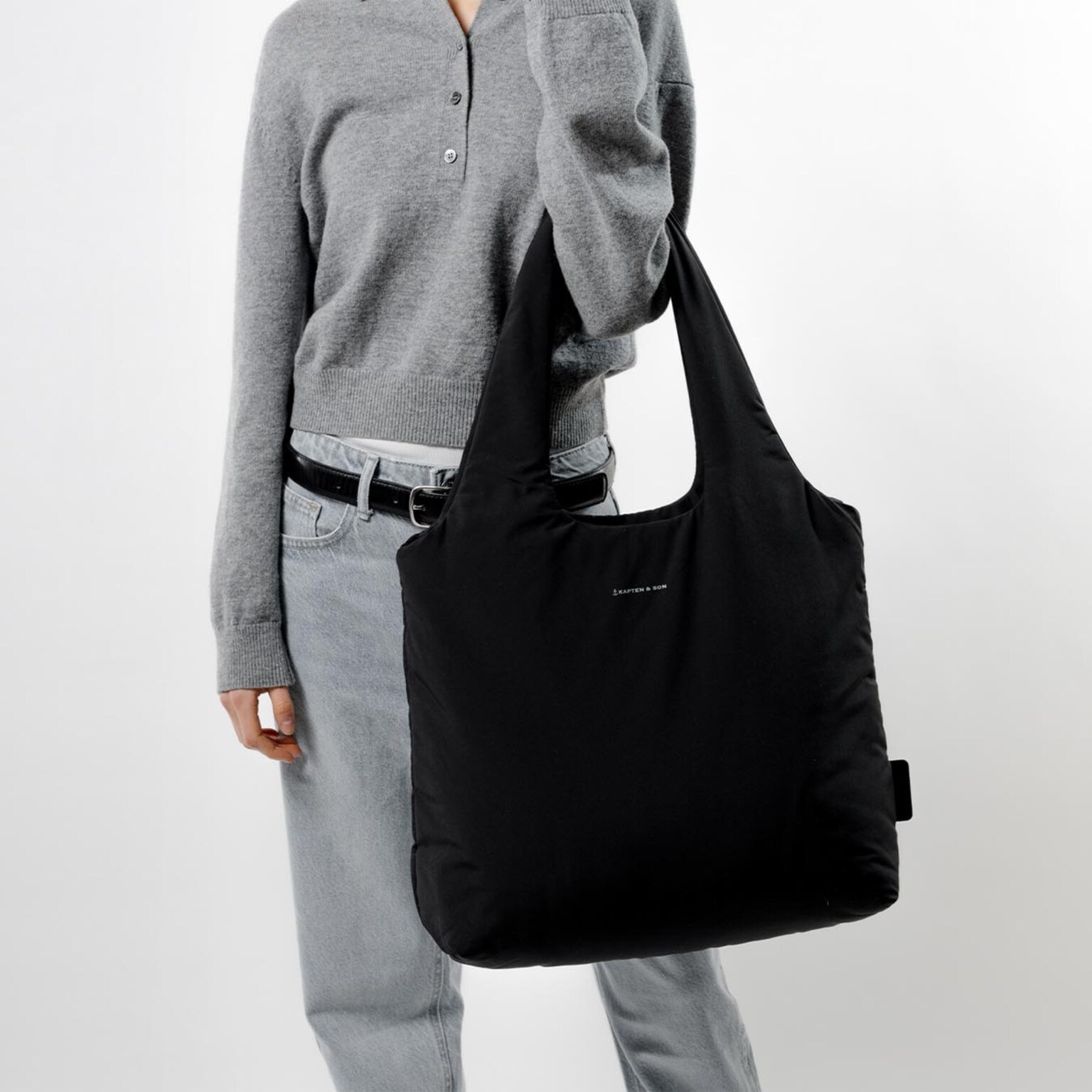 Skara Cloud Shopper, Skara Cloud Shopper All Black, Zwart, Afbeelding 3 van 12