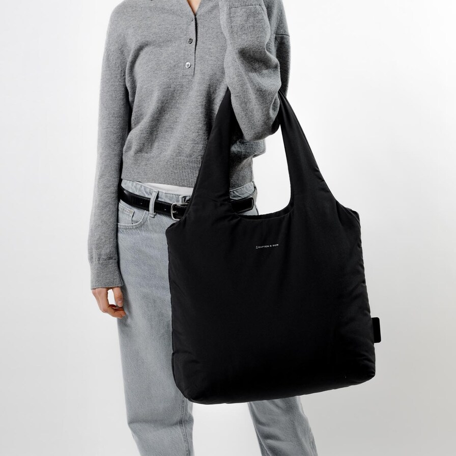 Skara Cloud Shopper, Skara Cloud Shopper All Black, Zwart, Afbeelding 3 van 12