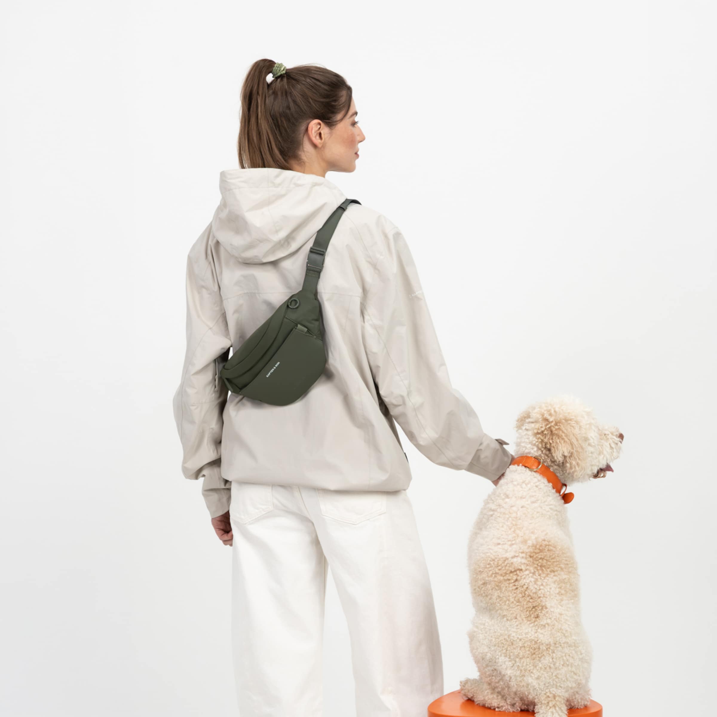 Eli Dog Bag Olive
