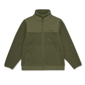 Teddy Fleece Jacket, Teddy Fleece Jacket Forest Green, Groen
