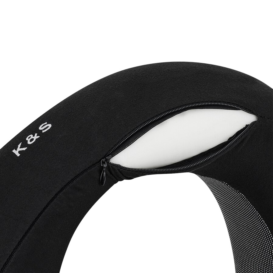 Travel Pillow, Travel Pillow All Black Schwarz, Bild 4 von 4