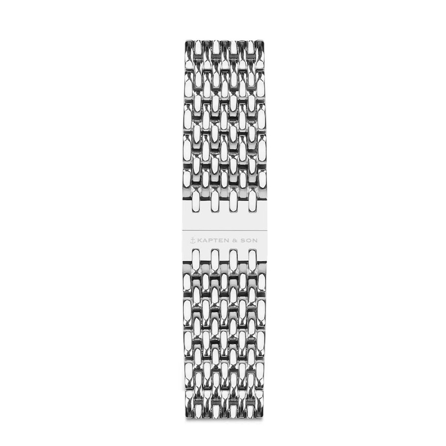 Bandjes, Woven Steel Strap Silver, Zilver, Afbeelding 1 van 1