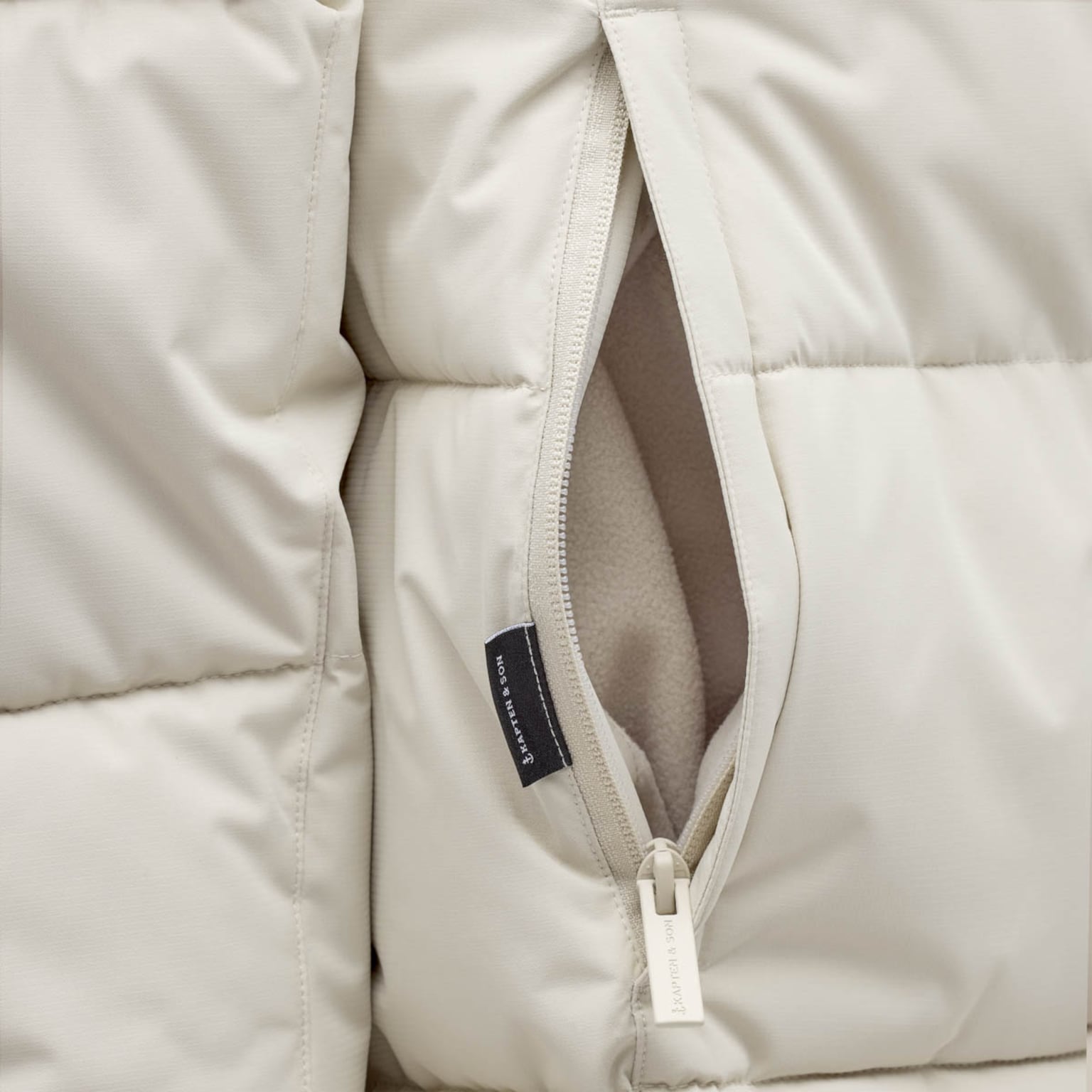 Winter Puffer Jacket, Winter Puffer Jacket Sandstone, Sandstone, Afbeelding 10 van 11