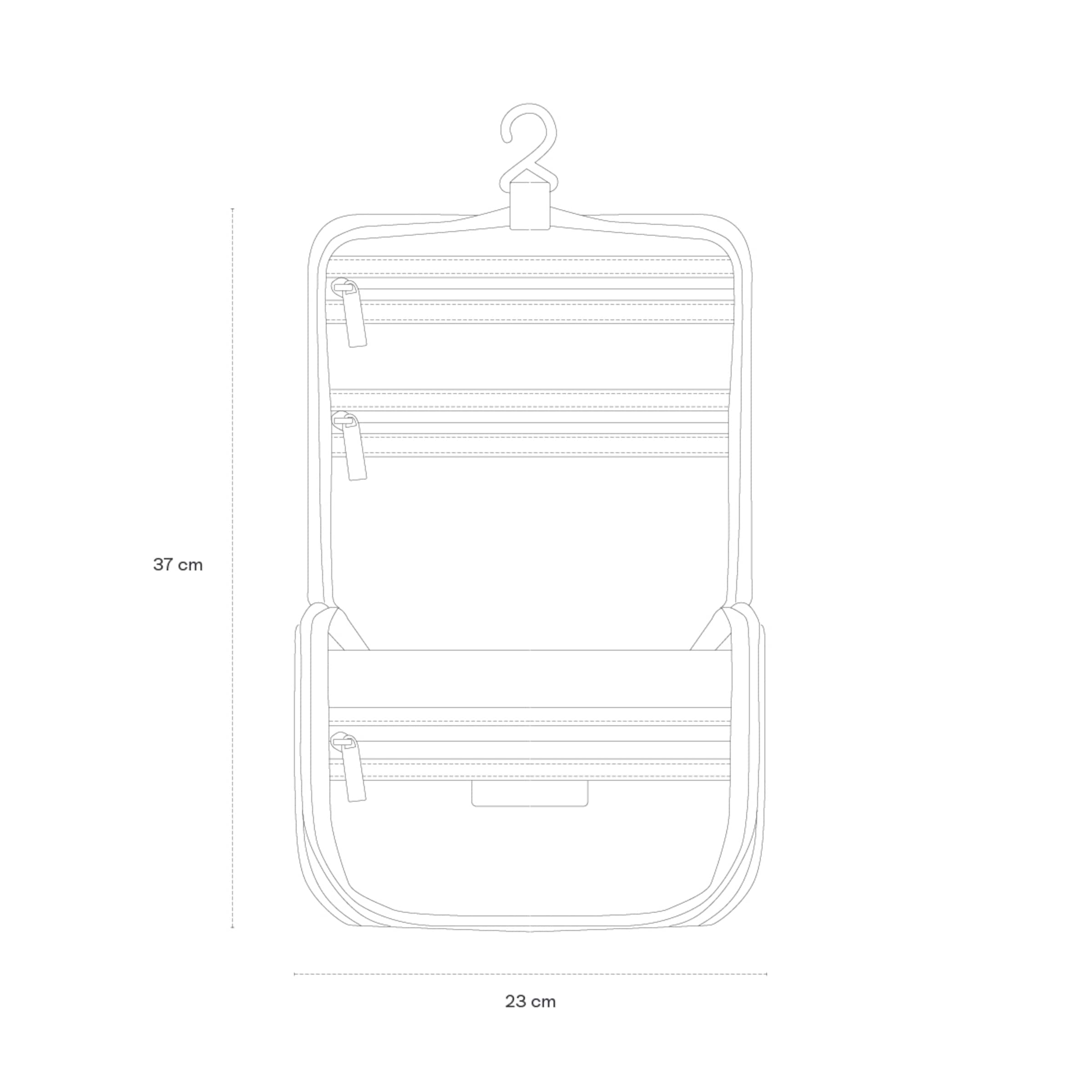 Bali Washbag All Black  by Mariefeandjakesnow