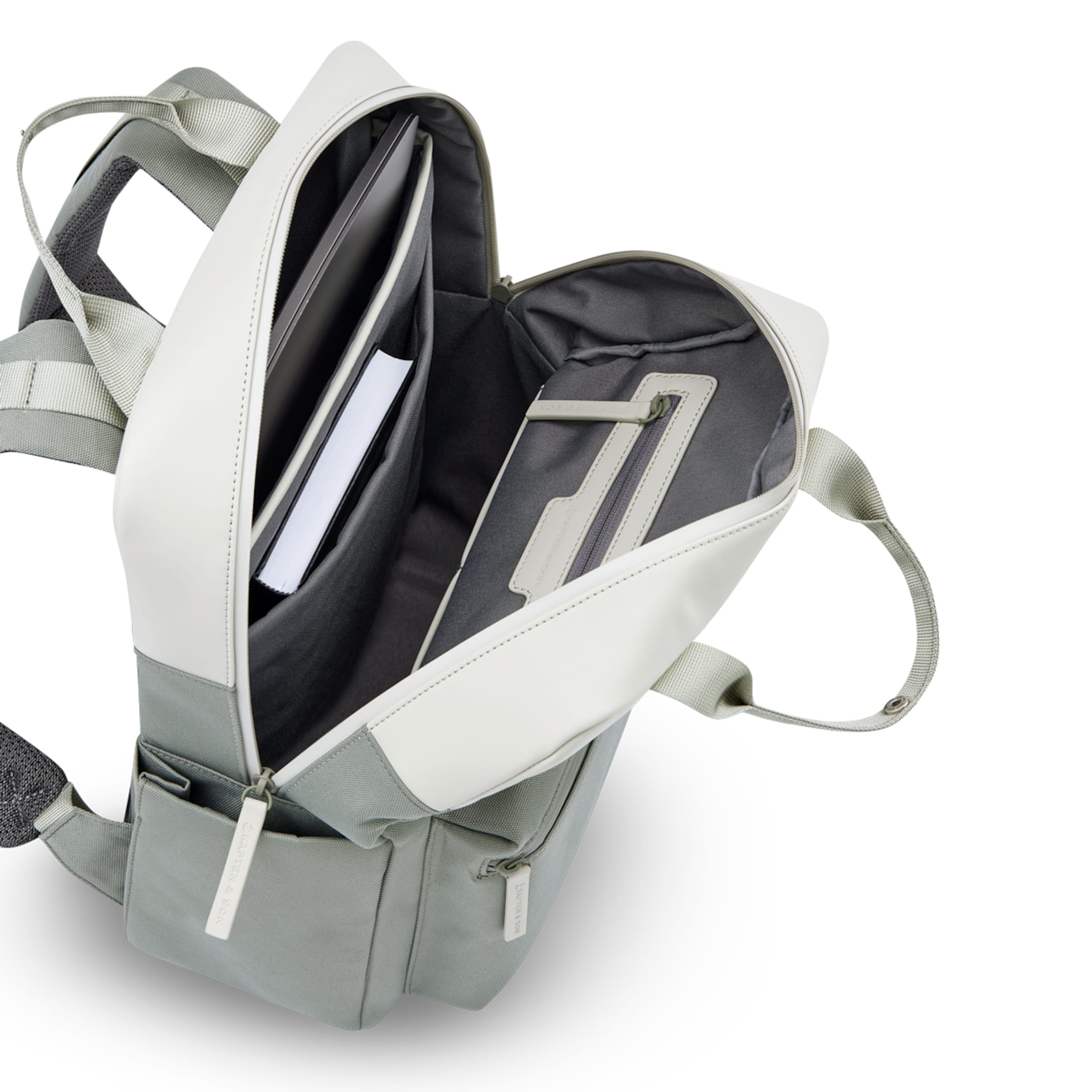 Bergen Pro Diaper Backpack Set Muted Sage