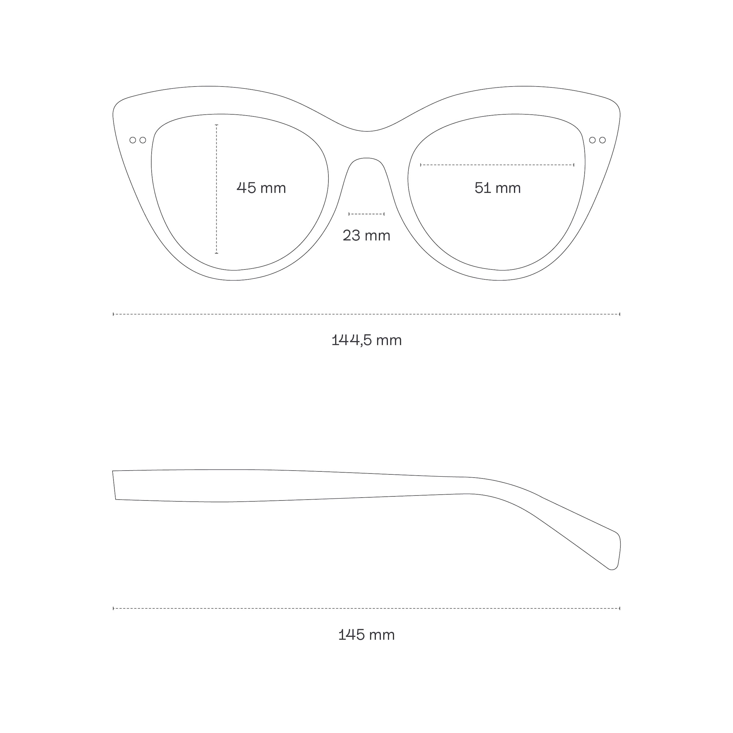 Sofia Transparent Caramel Brown
