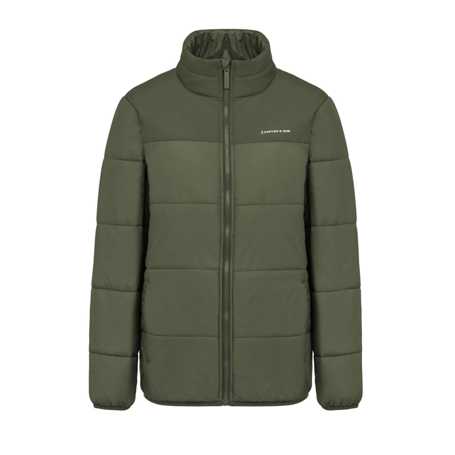 Puffer Jacket, Puffer Jacket Olive, Groen, Afbeelding 1 van 7
