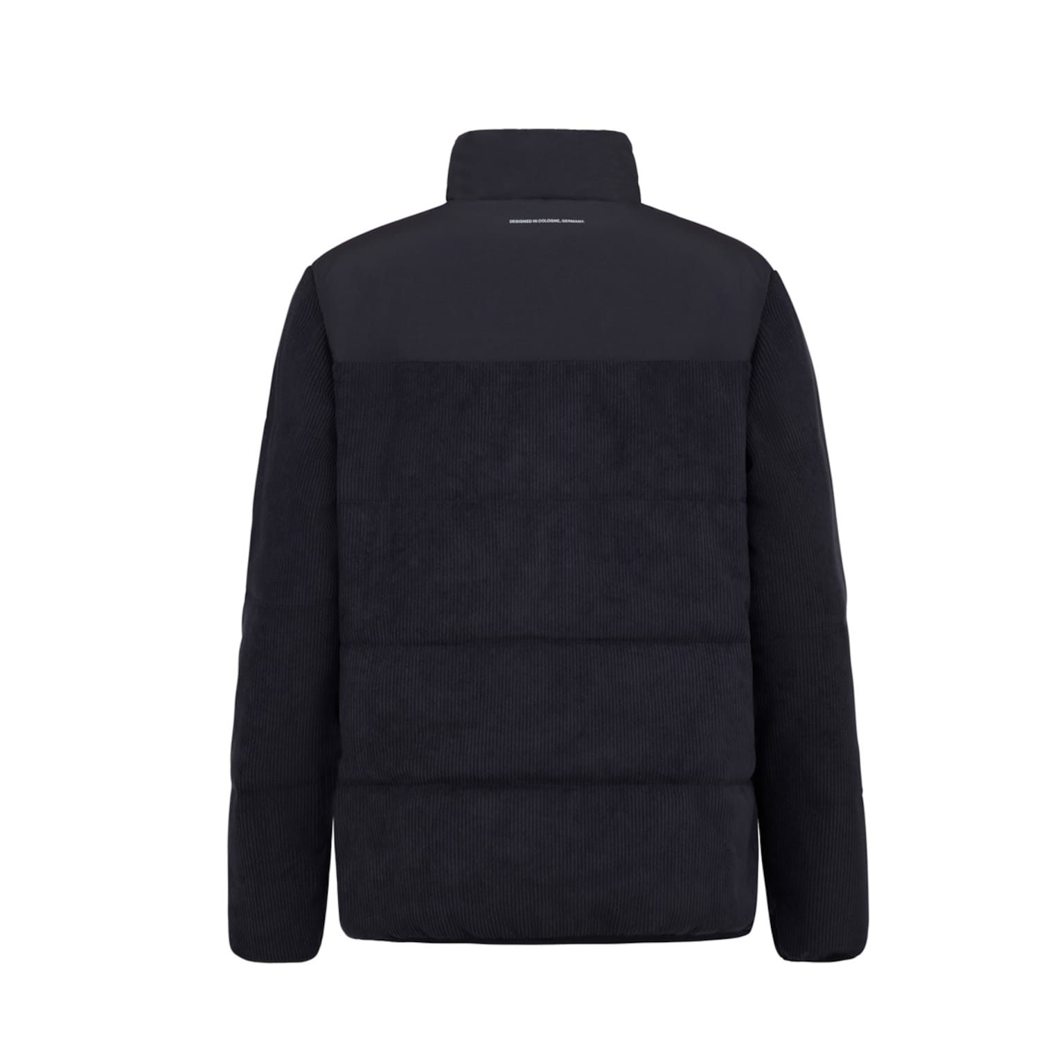 Puffer Jacket, Puffer Jacket Cord All Black, Zwart, Afbeelding 2 van 6