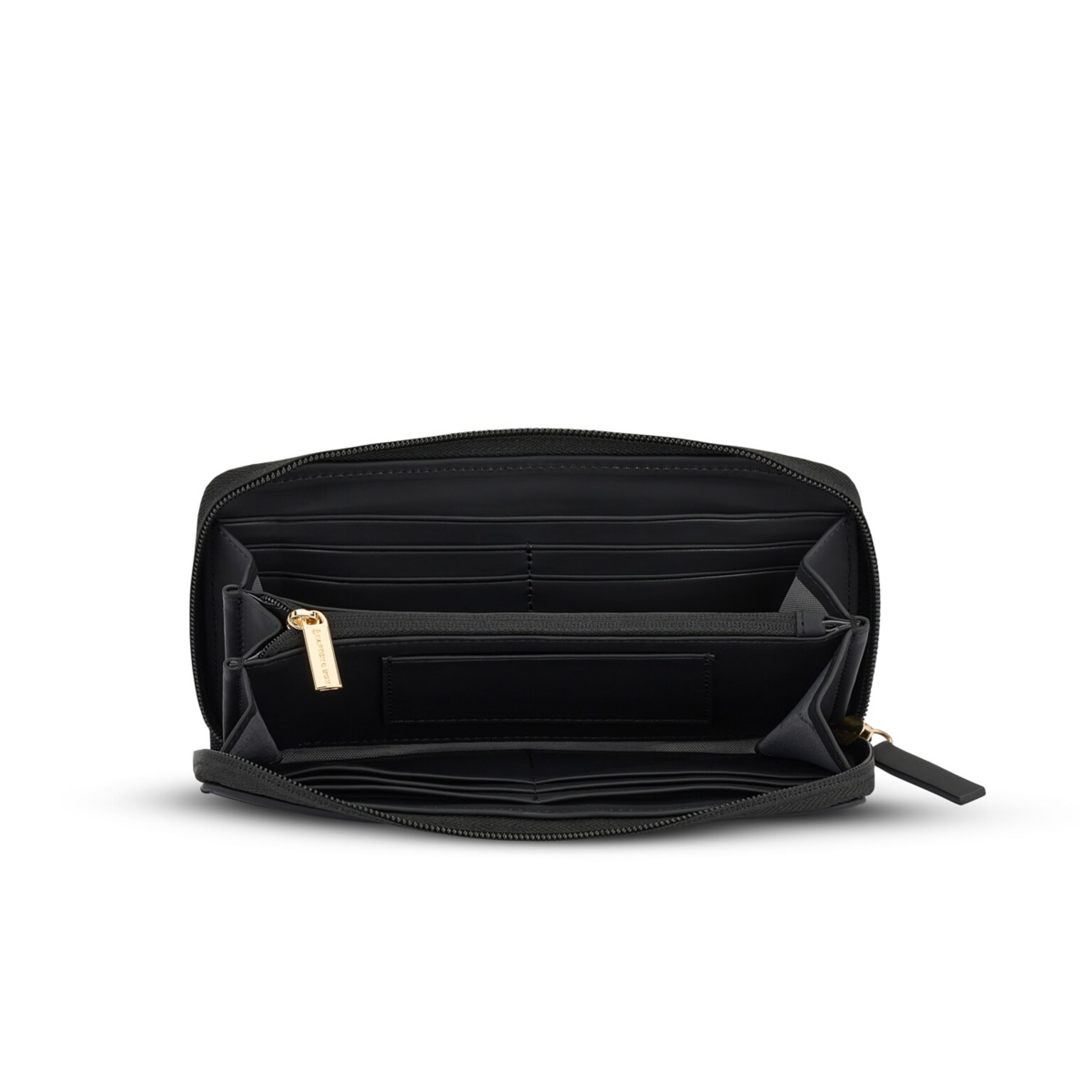 Bergen Pro Wallet Large, Bergen Pro Wallet Large All Black, Zwart, Afbeelding 3 van 4