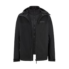 Puffer 3in1 Rain Jacket, Puffer 3in1 Rain Jacket All Black, Black