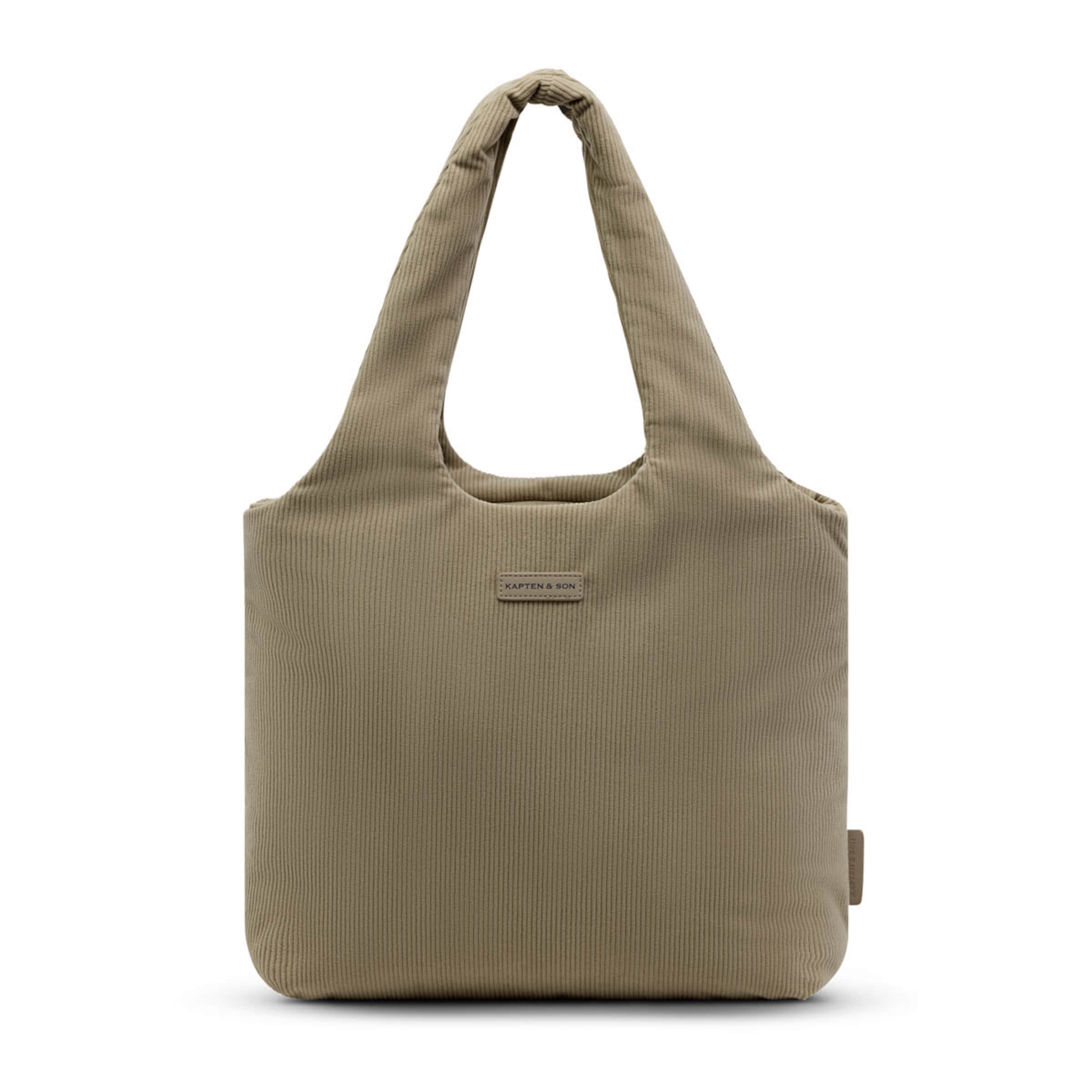 Skara Cloud Shopper Cord Dusty Khaki