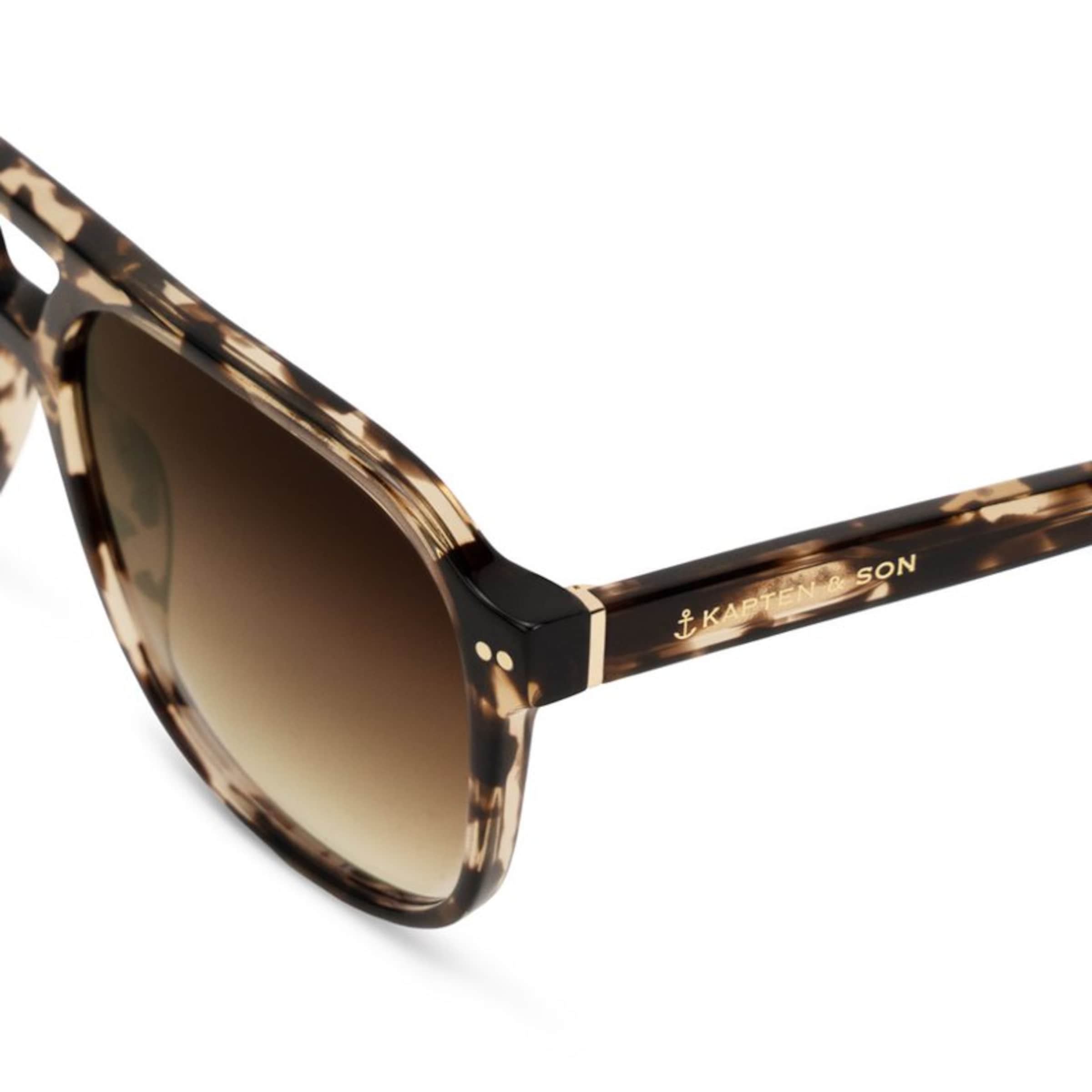 Zurich Oversize Crystal Tortoise Brown