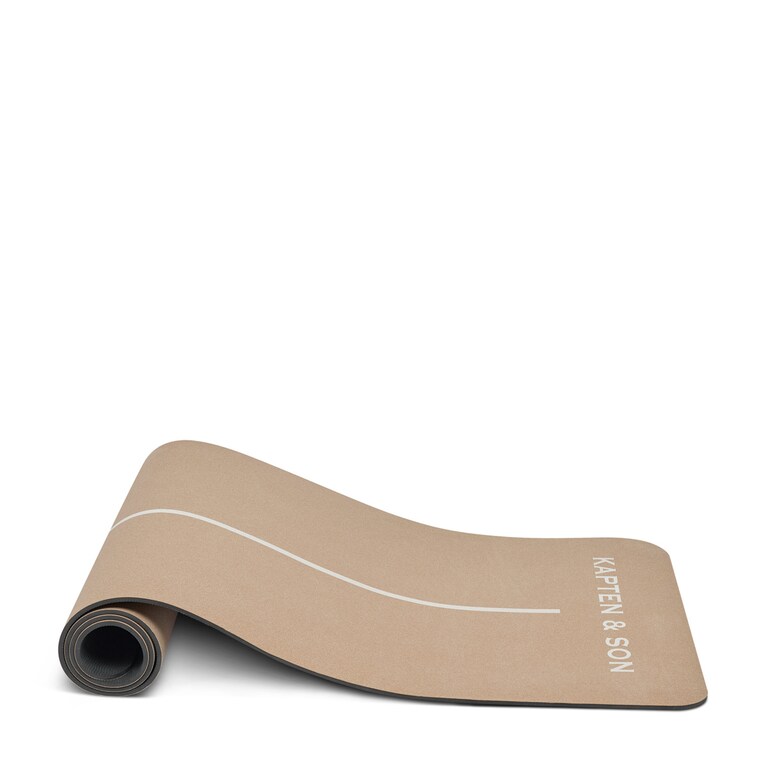 Yoga Mat, Yoga Mat Kork Marron