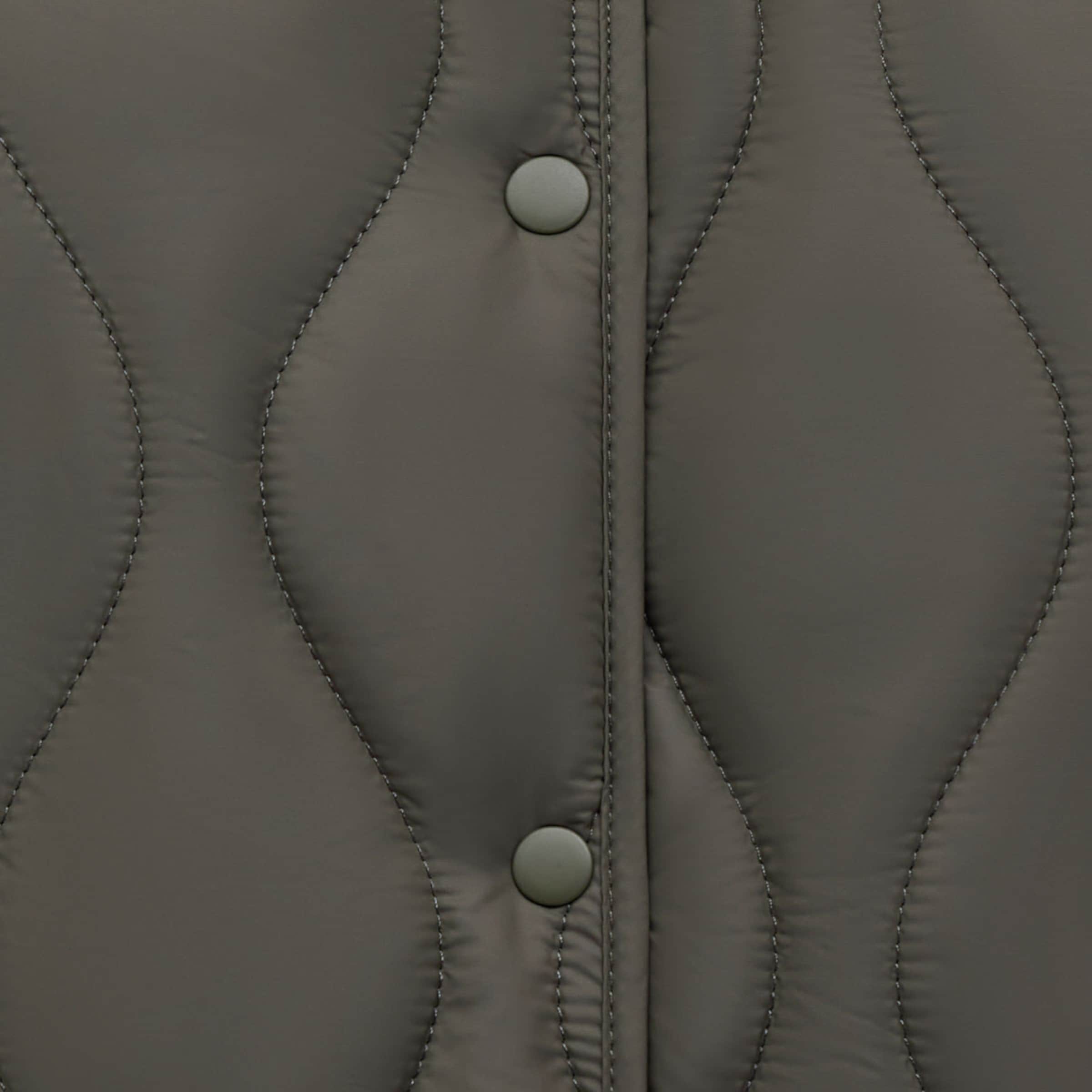 Quilted Light Puffer Jacket Khaki