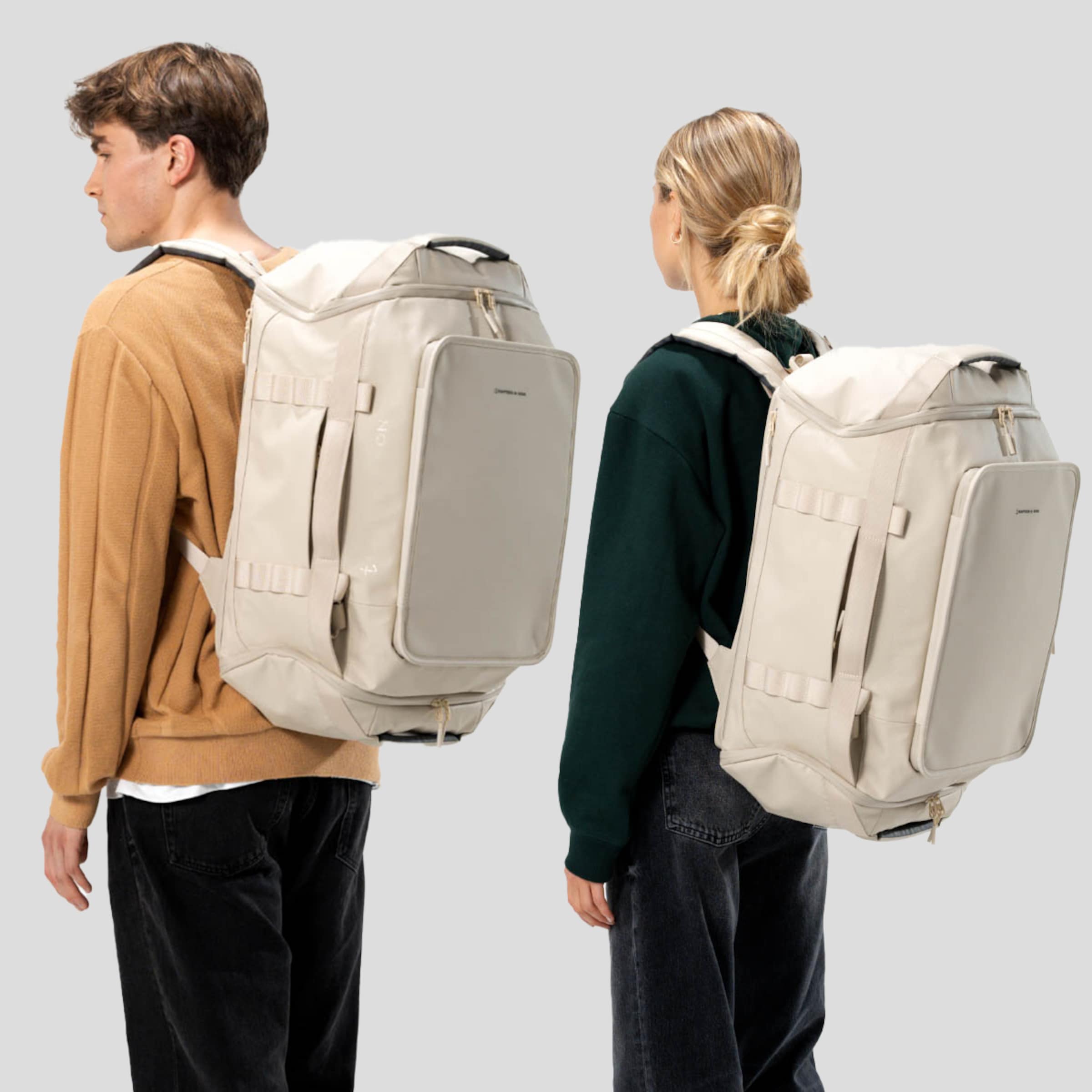 Lisbon Duffle Backpack Medium Sandstone