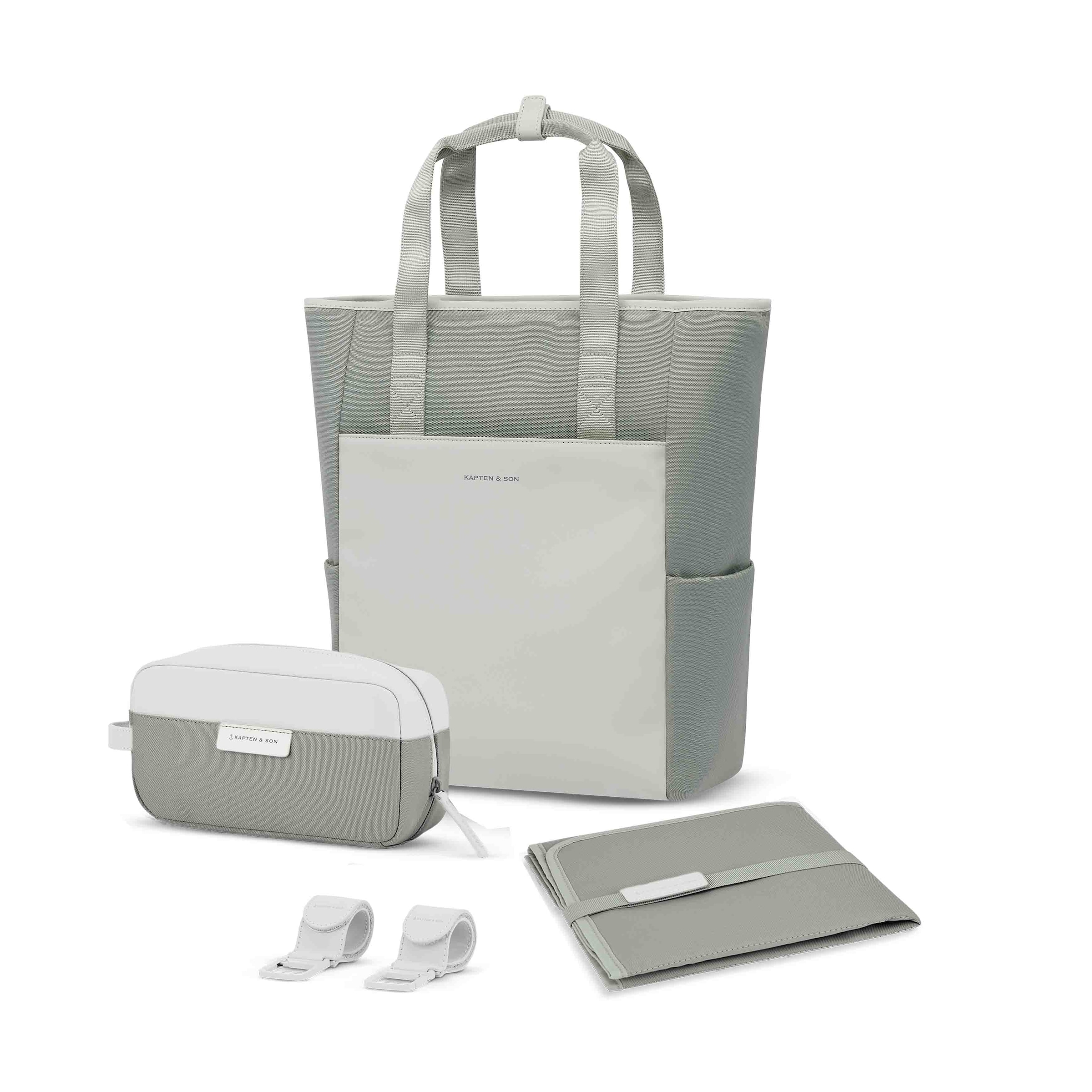 Lindby Pro Diaper Backpack Set Muted Sage