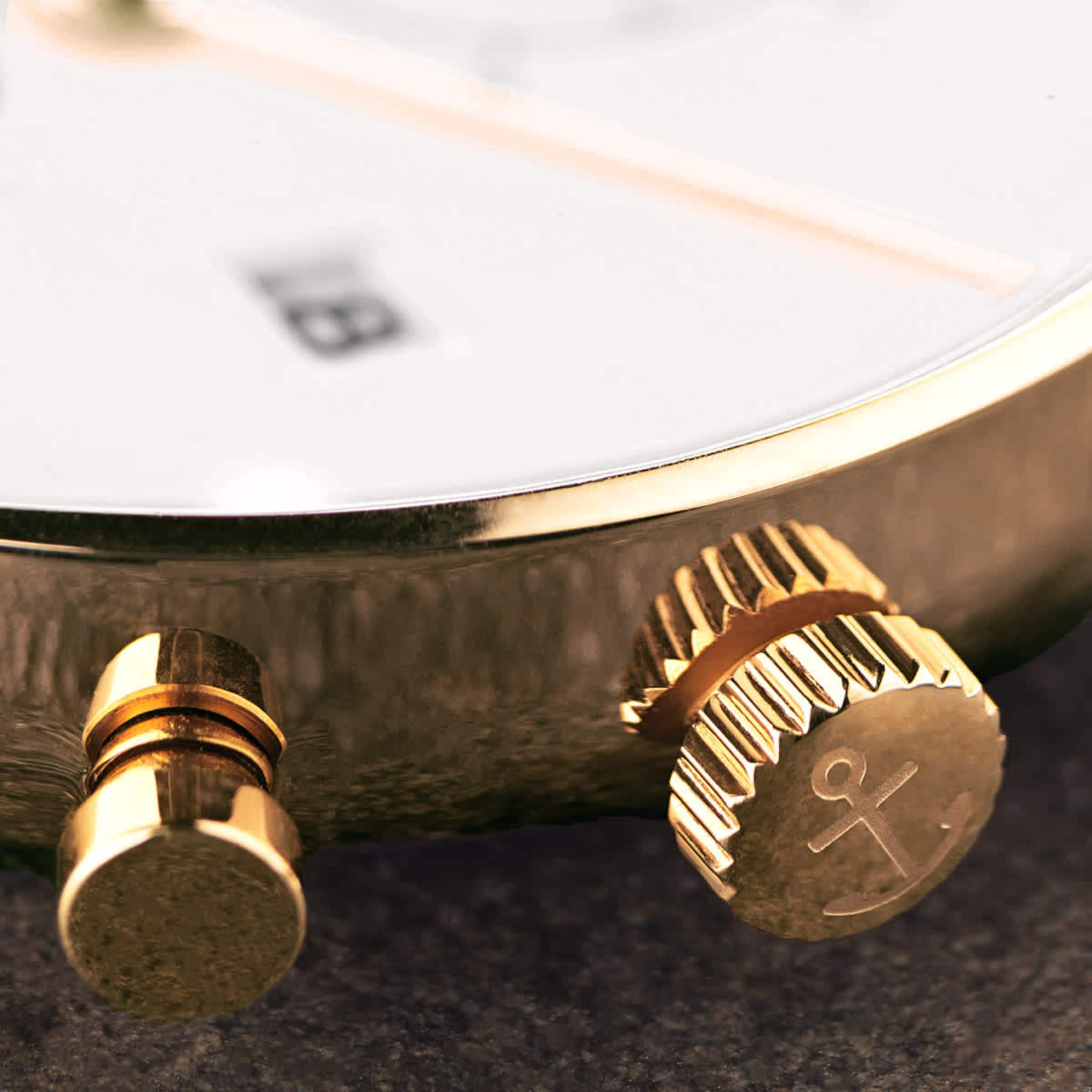 Chrono Gold Bicolor Steel - Watches & Jewellery | Kapten & Son