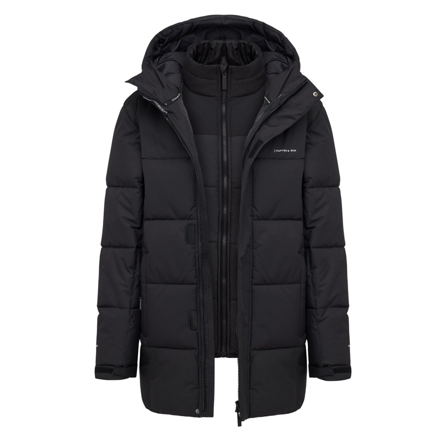 Arctic 3in1 Winter Jacket, Arctic 3in1 Winter Jacket All Black, Zwart, Afbeelding 1 van 18