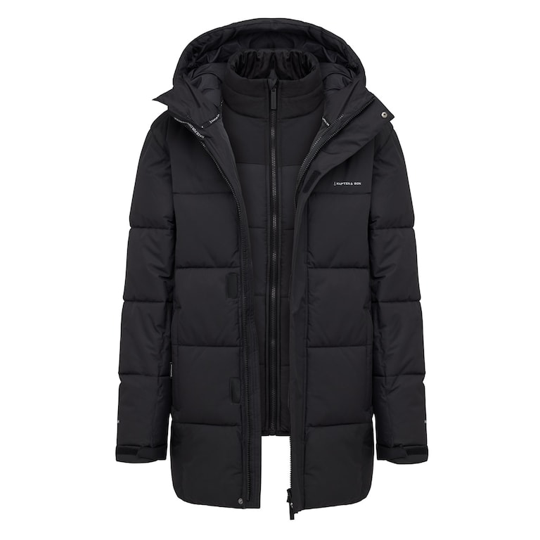 Arctic 3in1 Winter Jacket, Arctic 3in1 Winter Jacket All Black, Negro