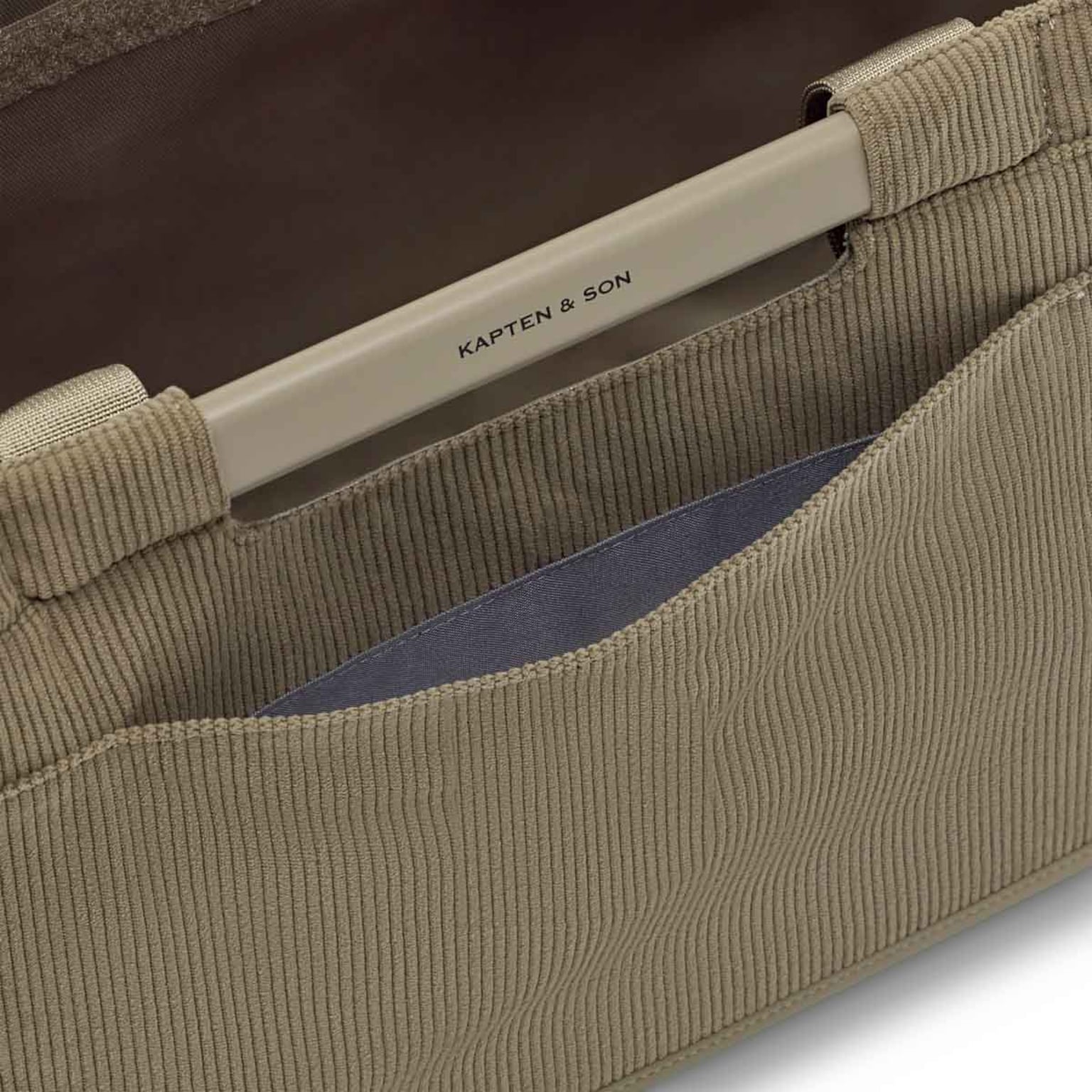 Vaasa Shopping Basket, Vaasa Shopping Basket Cord Dusty Khaki Dusty Khaki, Bild 9 von 12