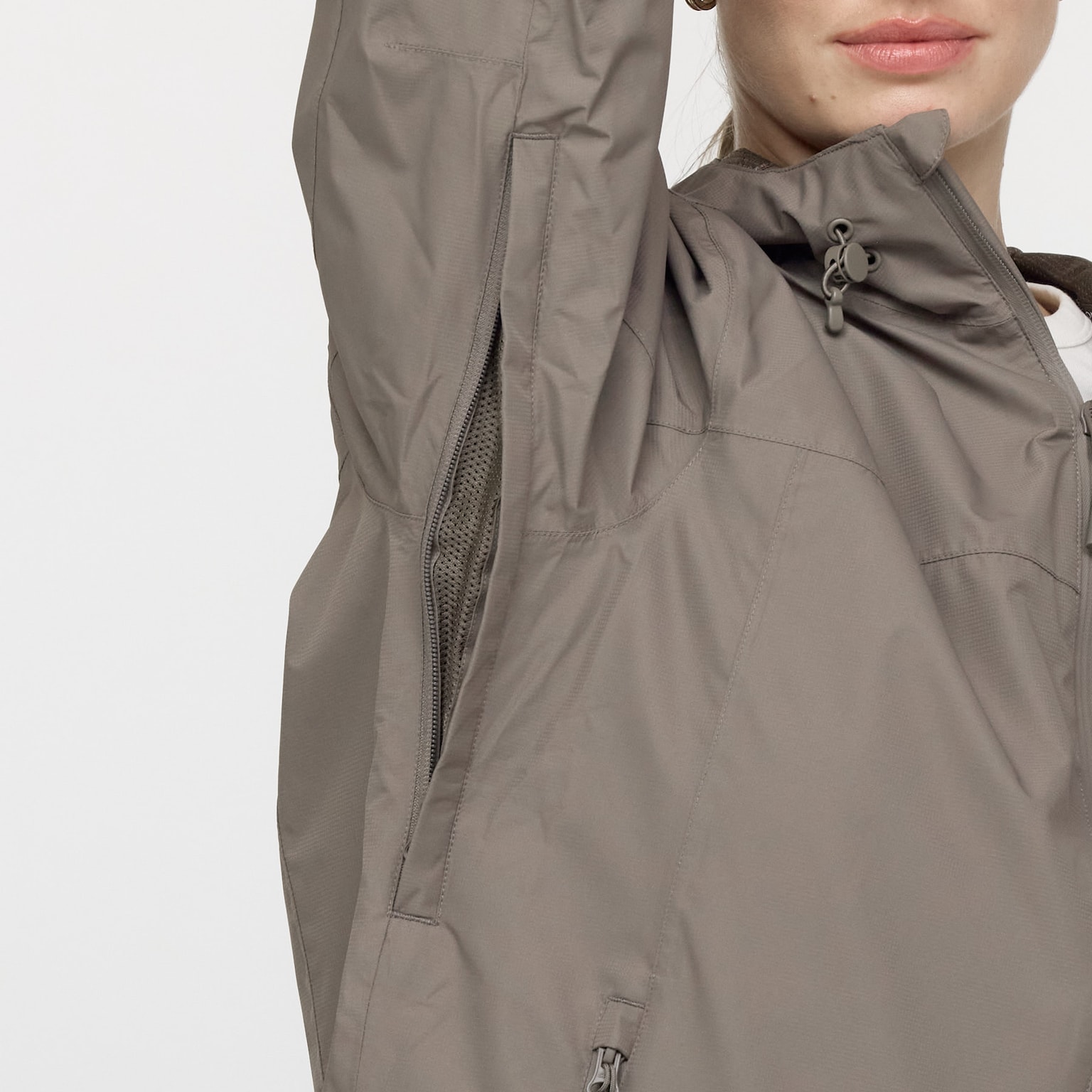 Puffer 3in1 Rain Jacket, Puffer 3in1 Rain Jacket Taupe, Taupe, Image 6 of 13