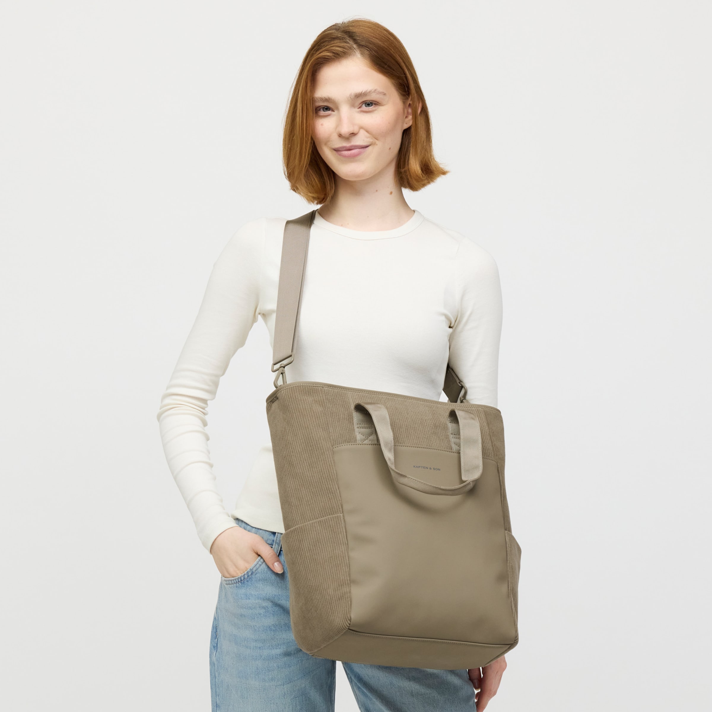 Lindby Pro Cord Dusty Khaki