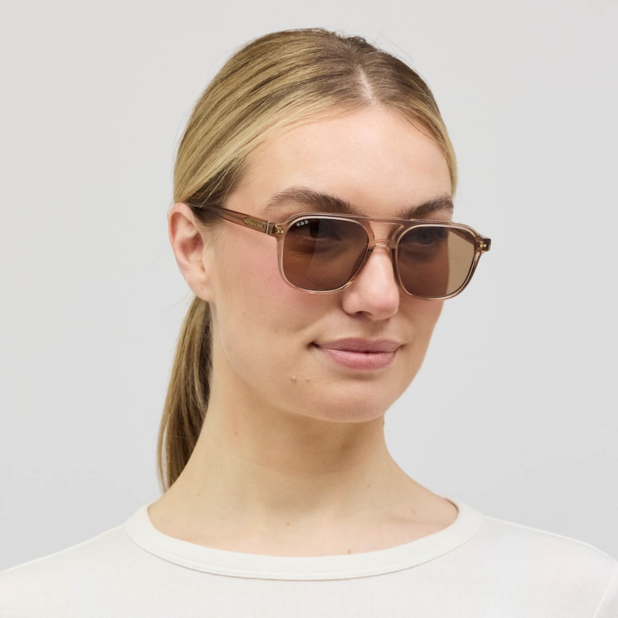 Zurich Oversize Small, Zurich Oversize Small Transparent Hazel Light Brown, Nude, Afbeelding 2 van 6