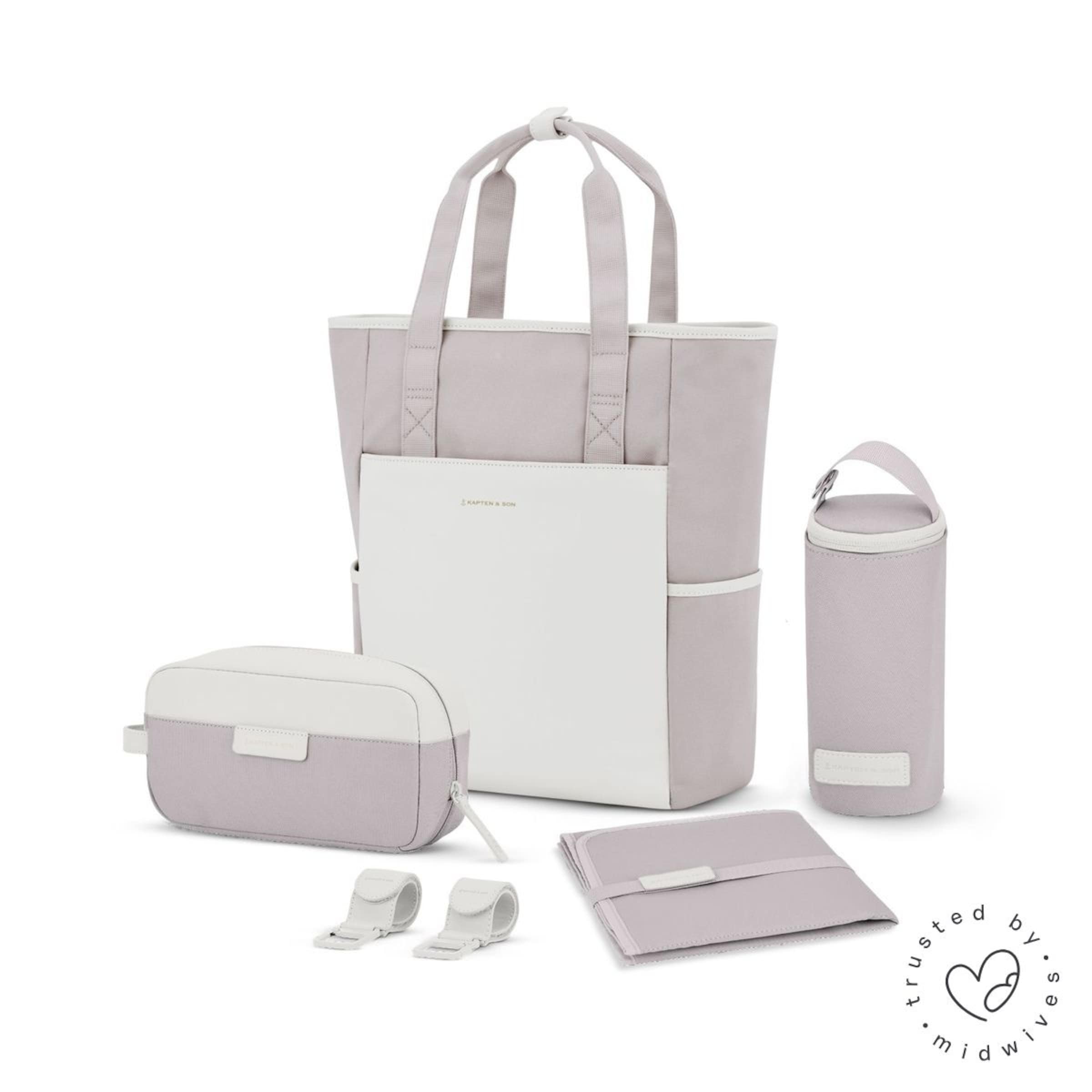 Lindby Diaper Backpack Set Muted Clay