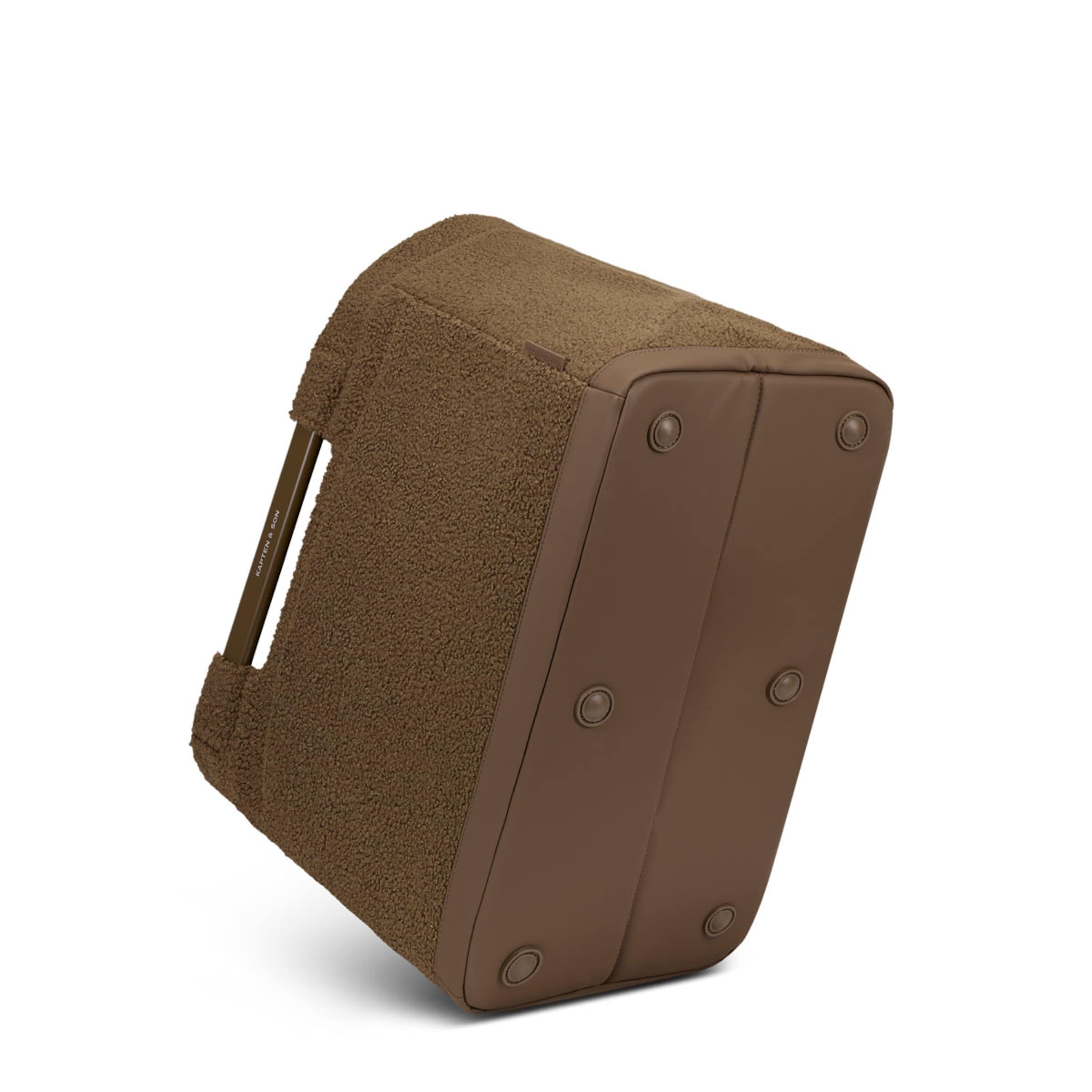 Vaasa Shopping Basket Fleece Mocha Brown
