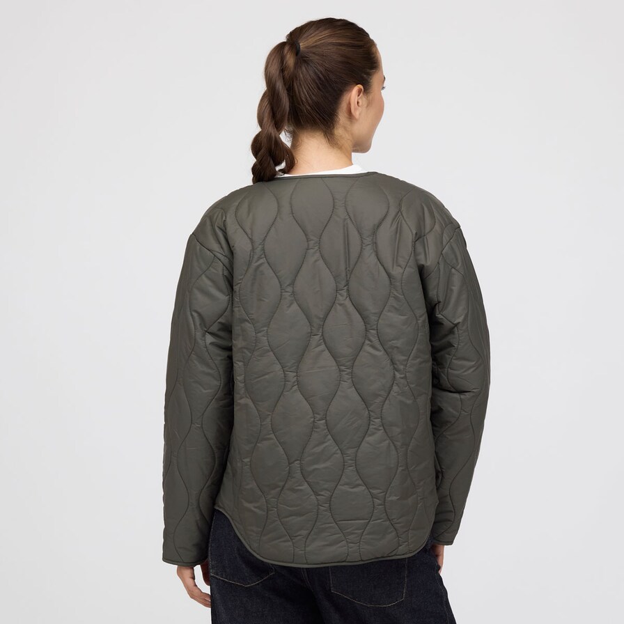 Quilted Light Puffer Jacket, Quilted Light Puffer Jacket Khaki Khaki, Bild 3 von 9