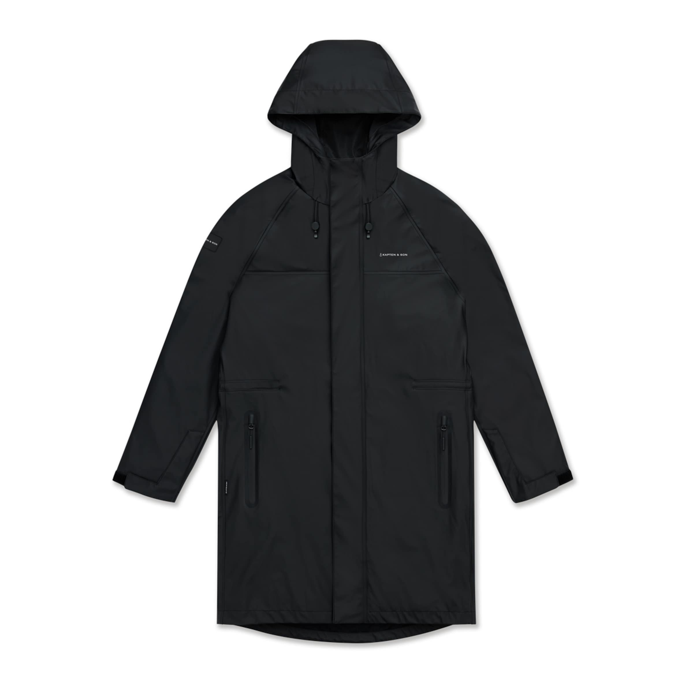 Black rain jackets on sale