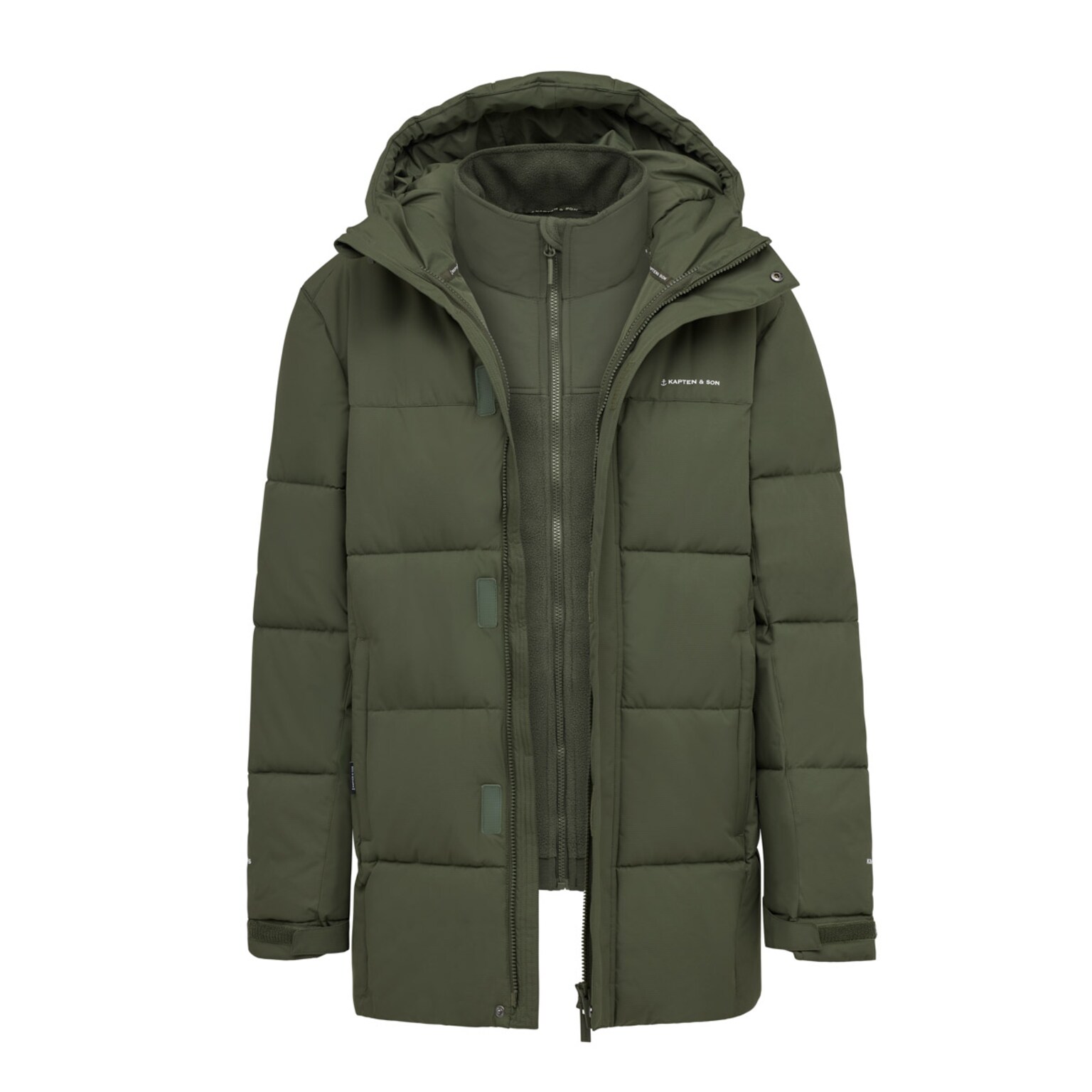 Fleece 3in1 Winter Jacket, Fleece 3in1 Winter Jacket Olive, Verde, Imagen 1 de 18