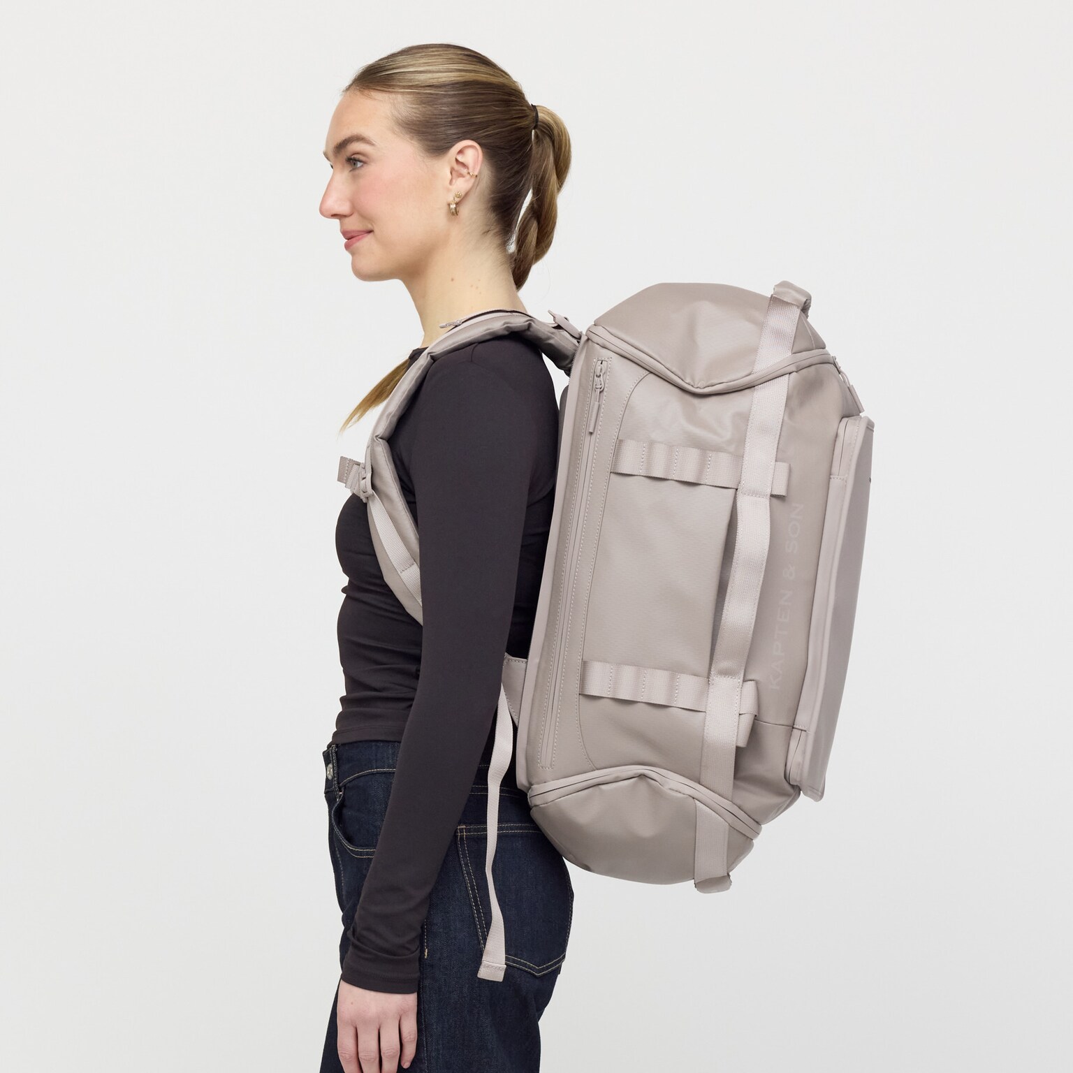 Lisbon Duffle Medium, Lisbon Duffle Backpack Medium Muted Rose, Muted Rose, Afbeelding 4 van 13