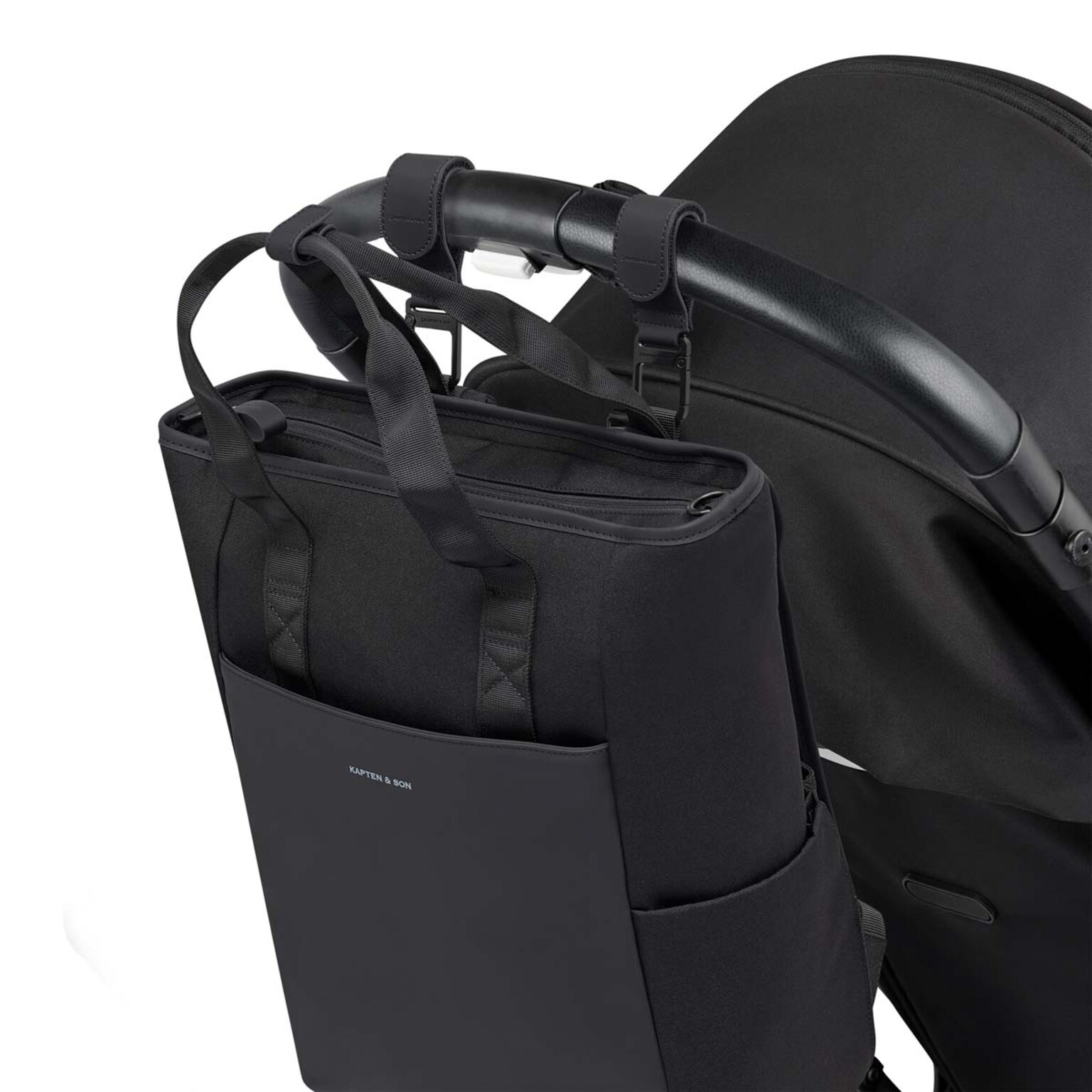 Lindby Pro Diaper, Lindby Pro Diaper Backpack Set All Black Schwarz, Bild 5 von 15