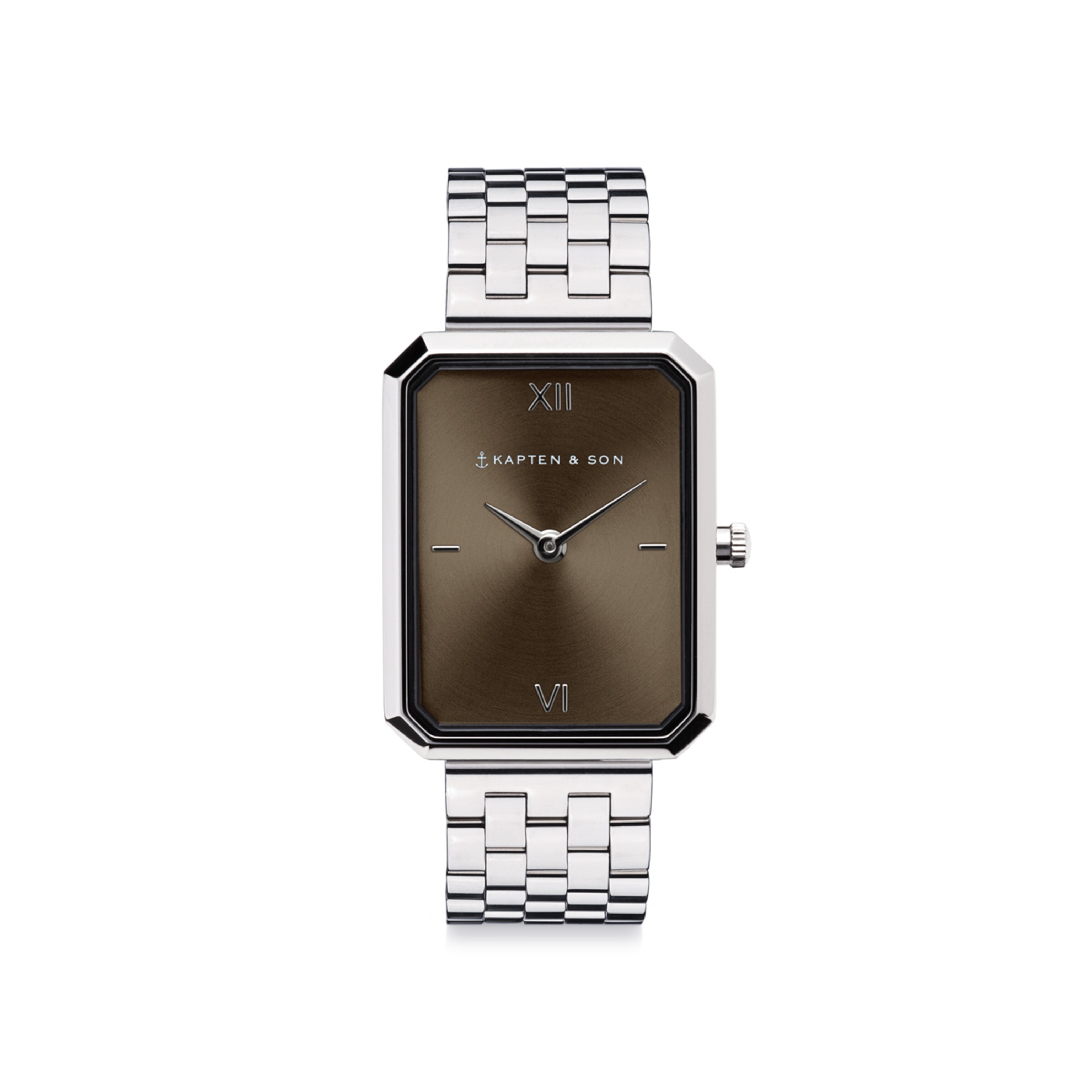 Niet geselecteerd, Grace, Grace Silver Brown Steel, Zilver
