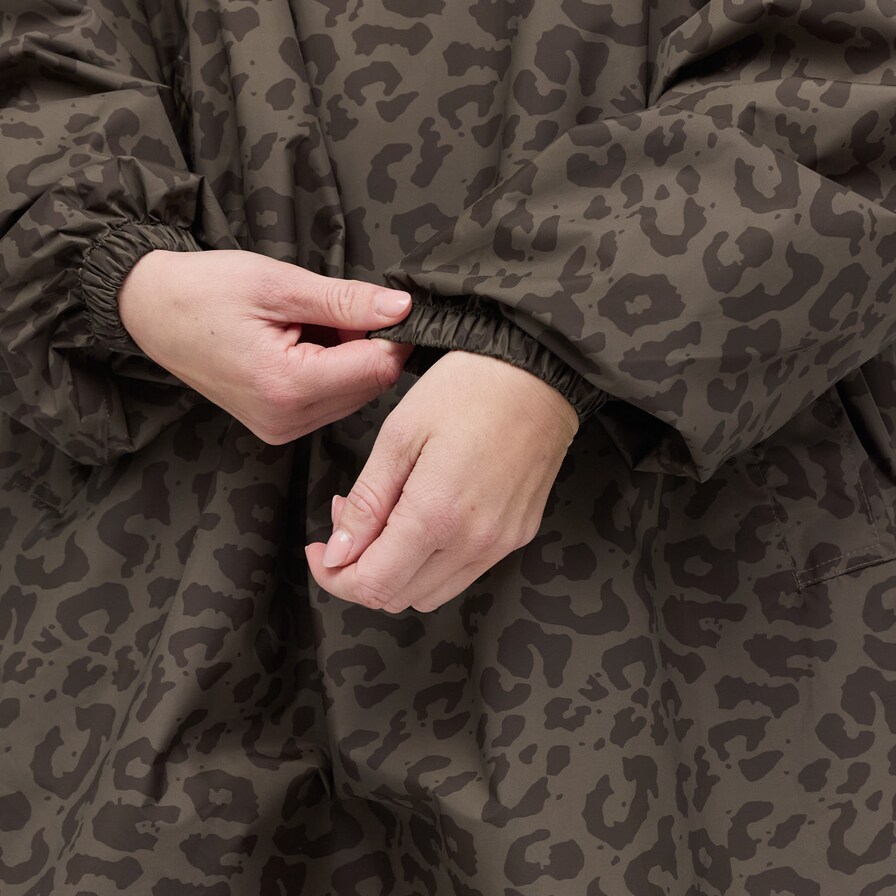 Rain Poncho, Rain Poncho Leo Dark Brown, Bruin, Afbeelding 4 van 7
