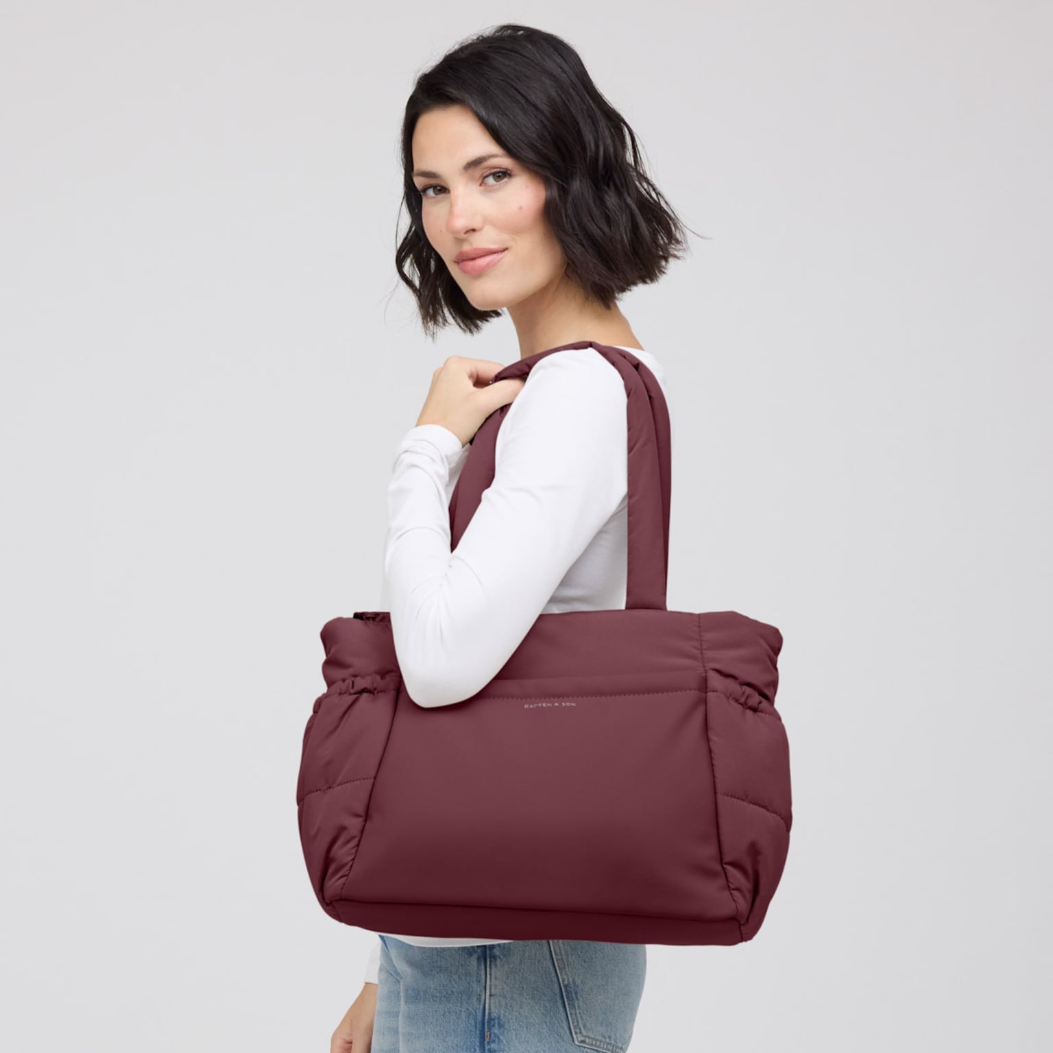 Hellvi Cloud Medium, Hellvi Cloud Medium Burgundy, Burgundy, Image 2 of 11